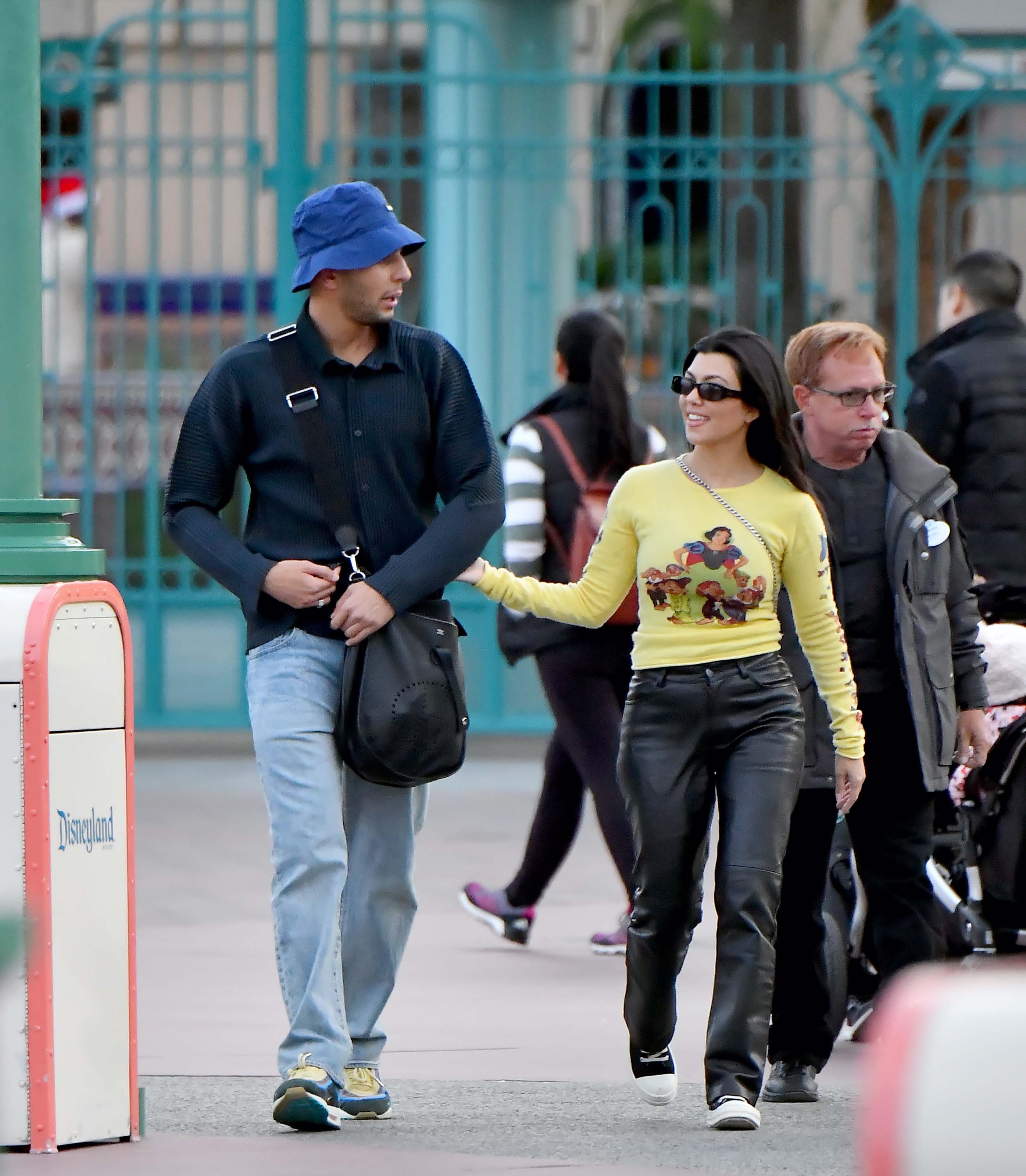 Kourtney Kardashian attends Disneyland