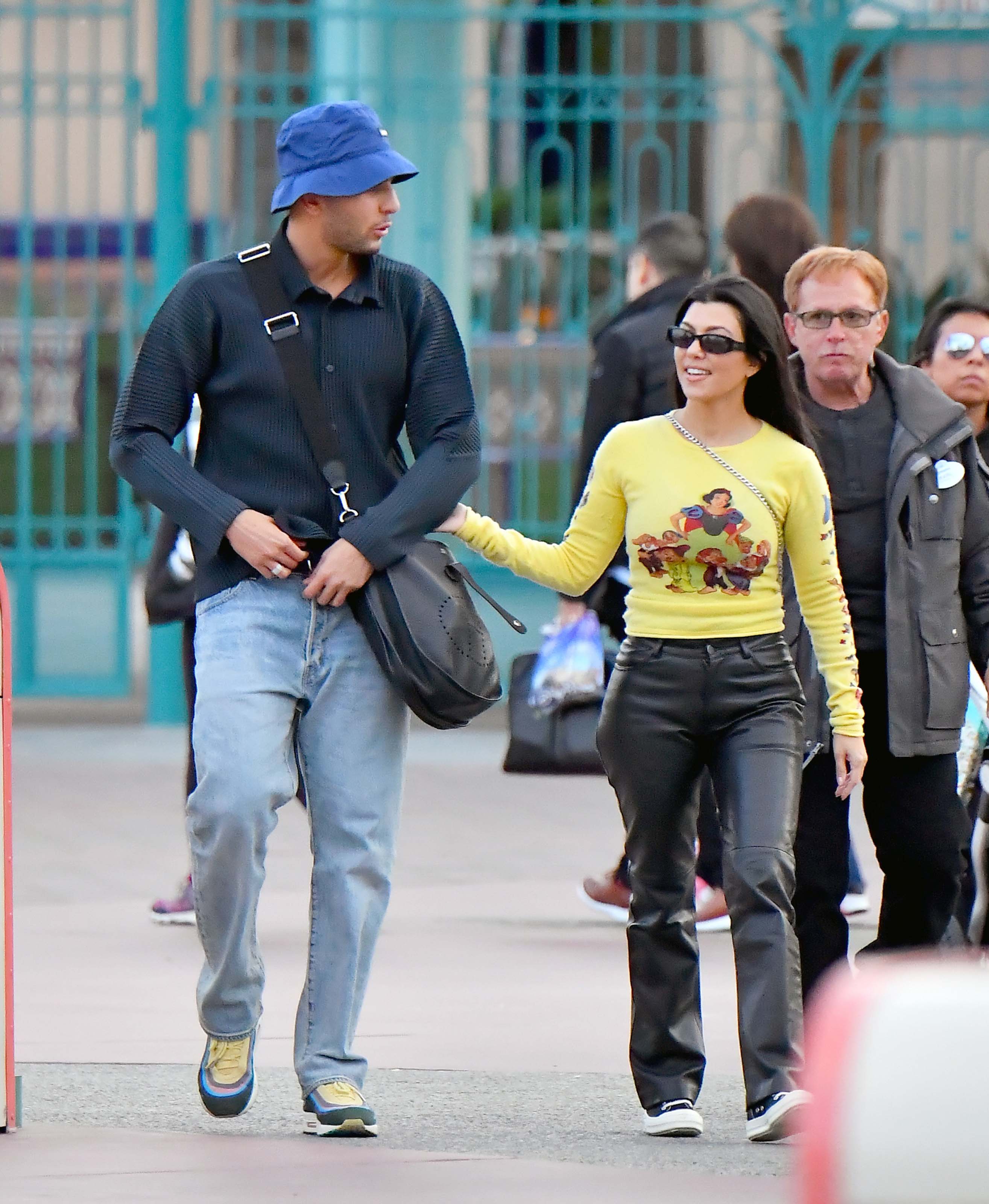 Kourtney Kardashian attends Disneyland