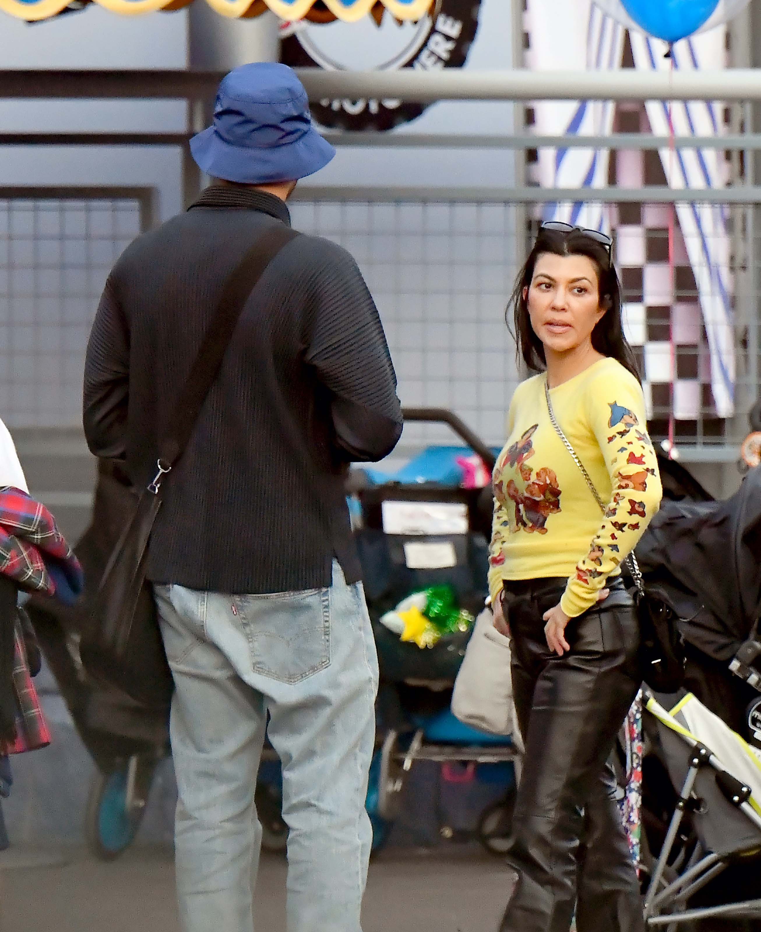 Kourtney Kardashian attends Disneyland