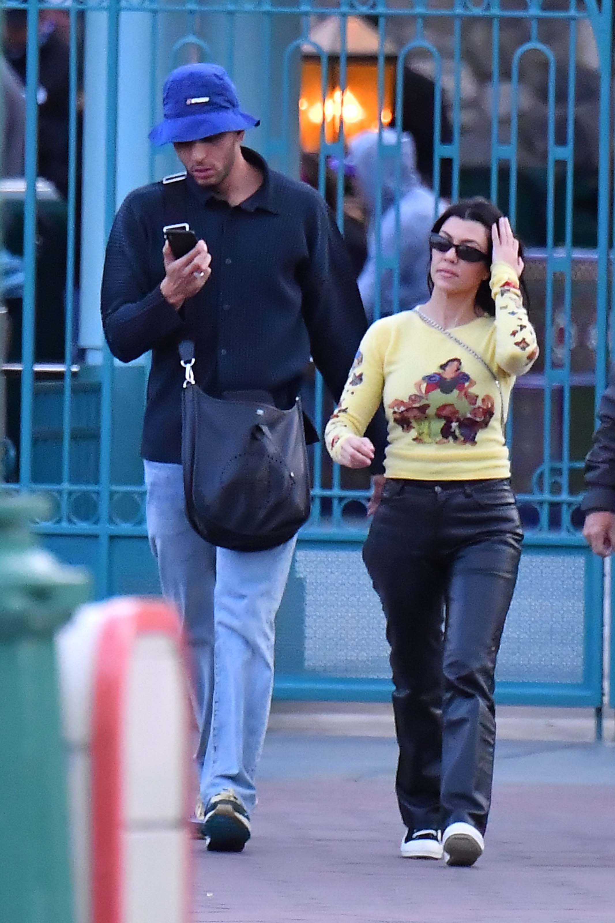 Kourtney Kardashian attends Disneyland