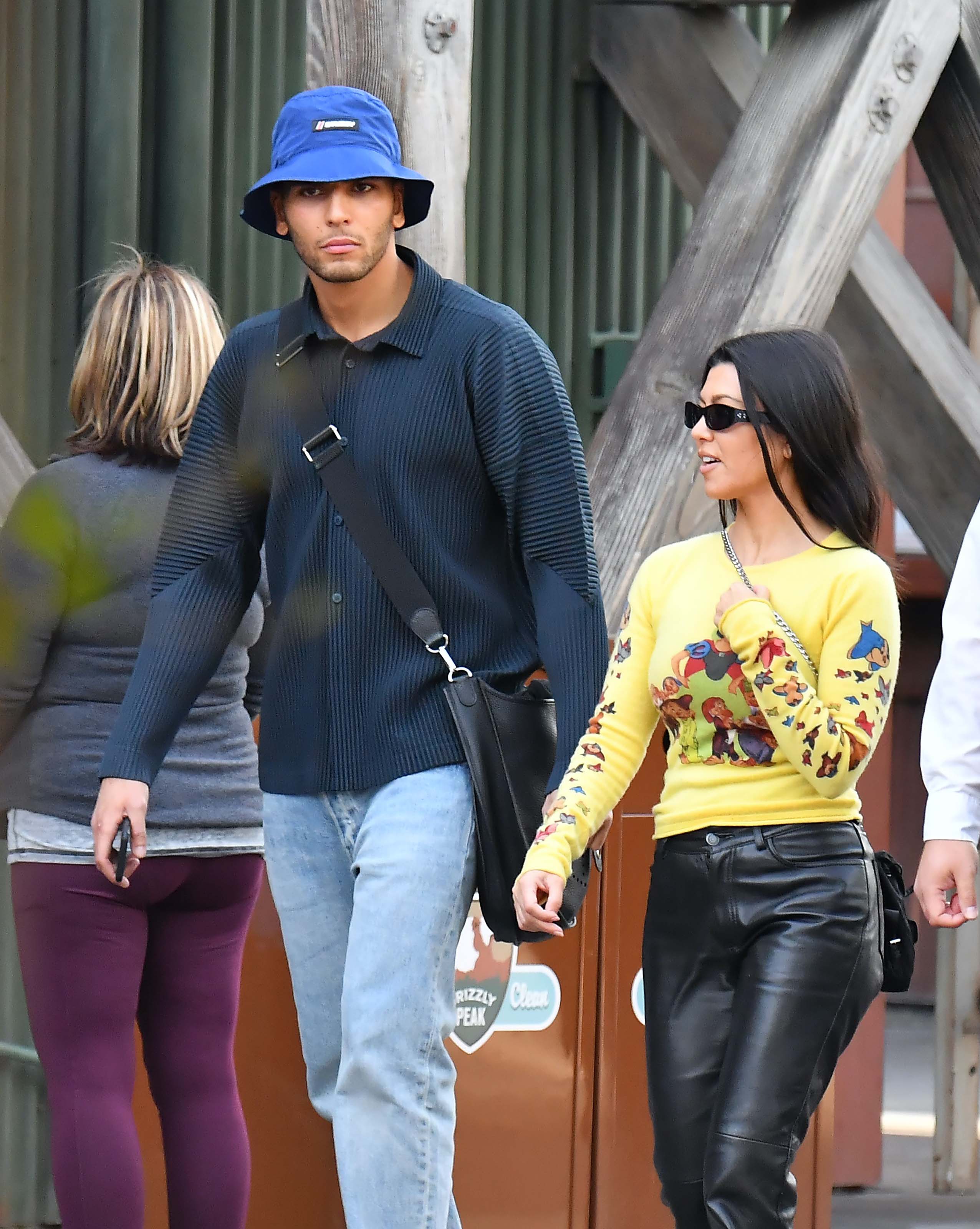 Kourtney Kardashian attends Disneyland