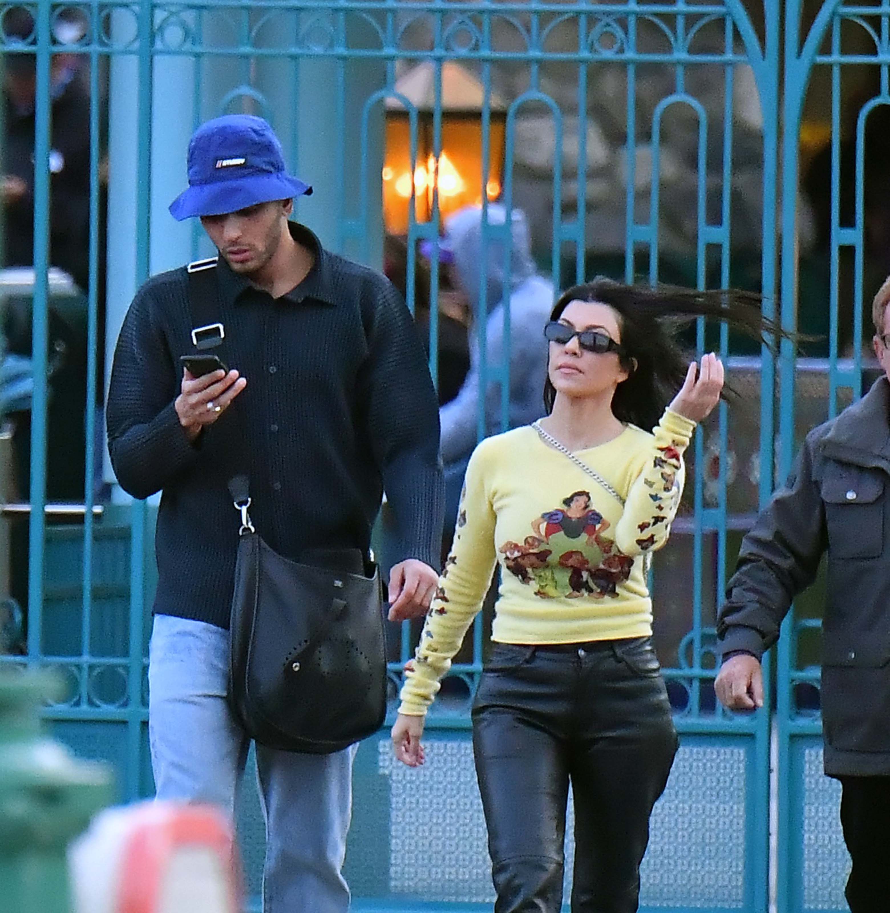 Kourtney Kardashian attends Disneyland