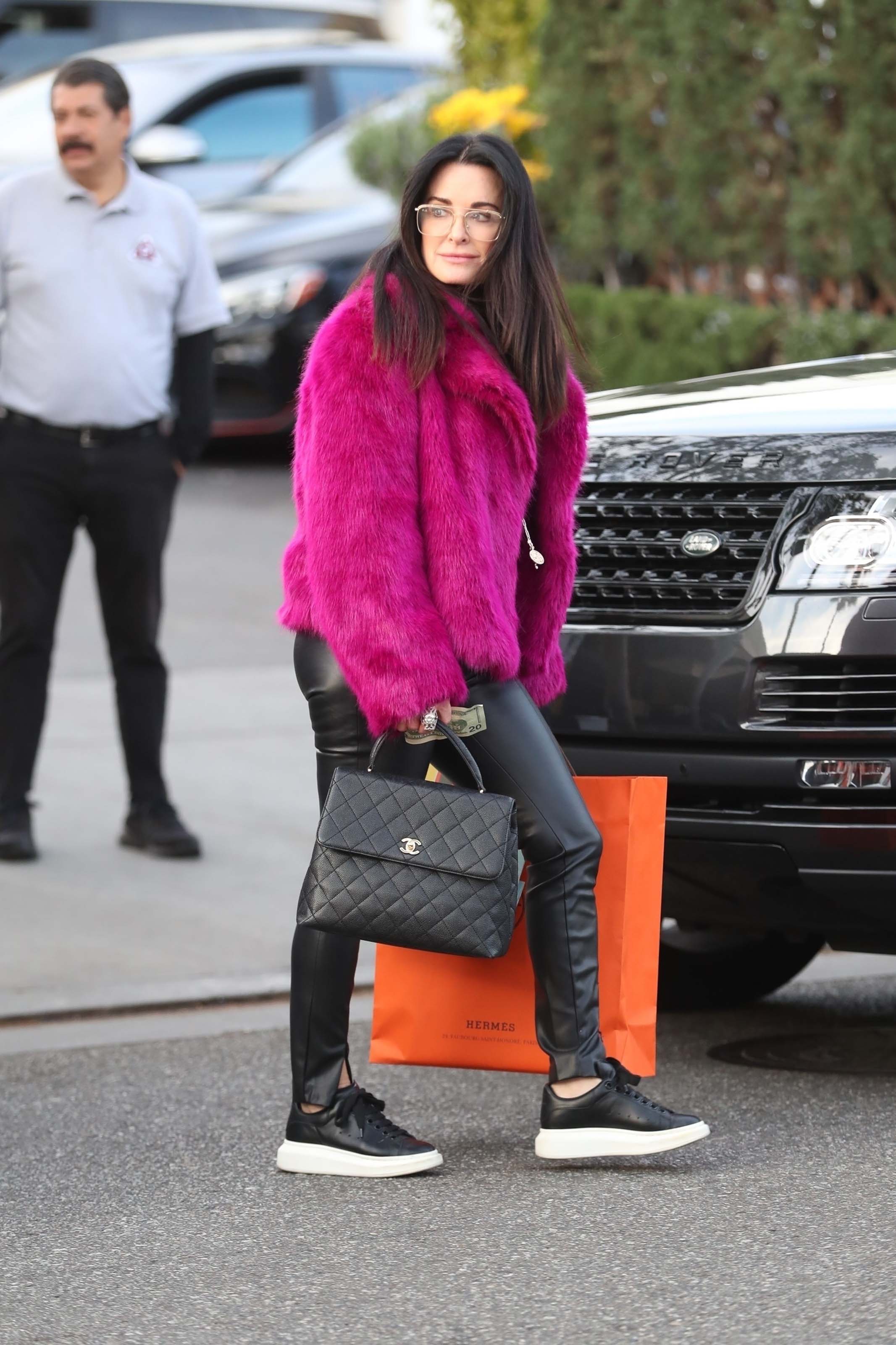 Kyle Richards X-mas shopping