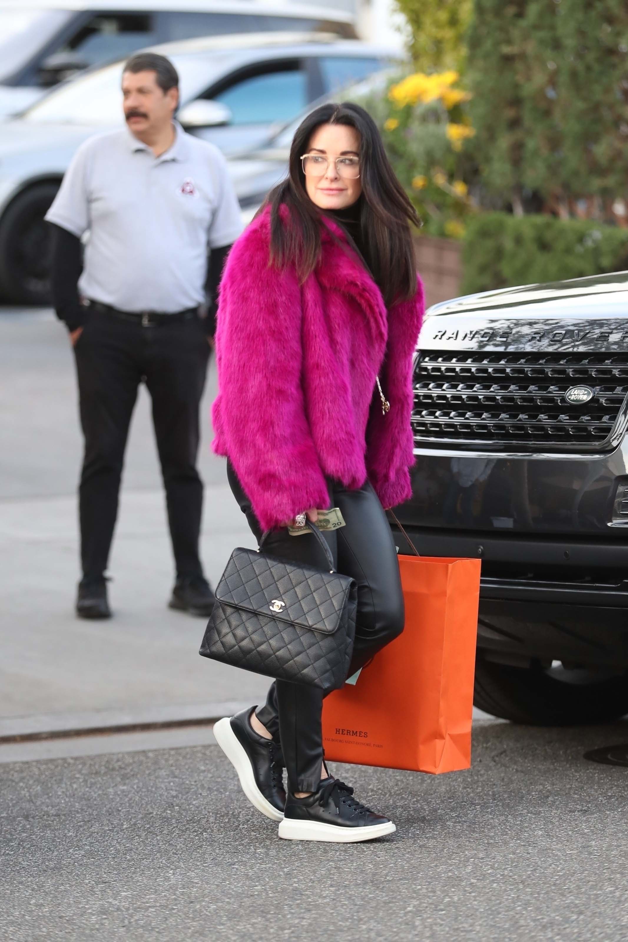 Kyle Richards X-mas shopping