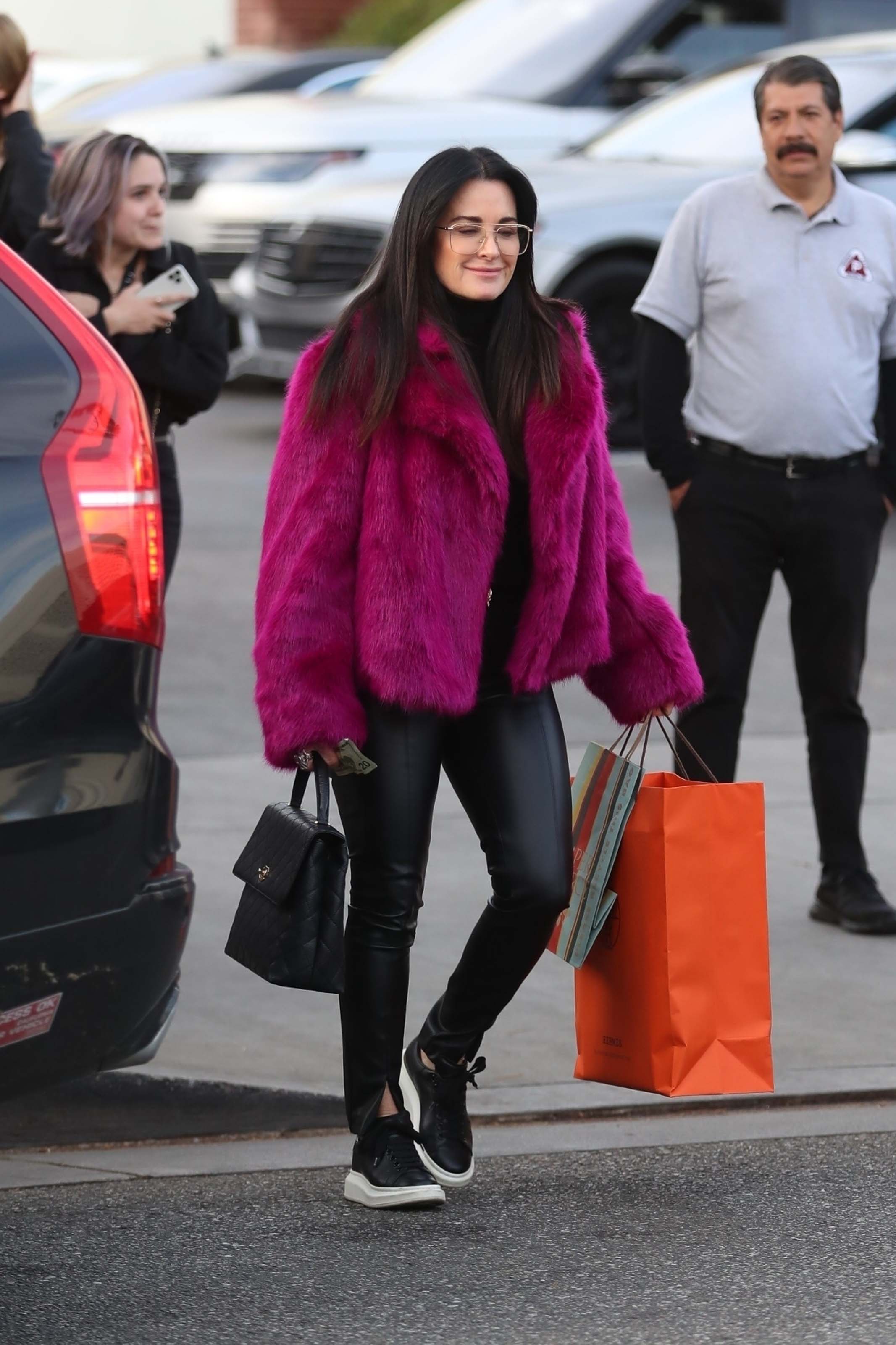 Kyle Richards X-mas shopping