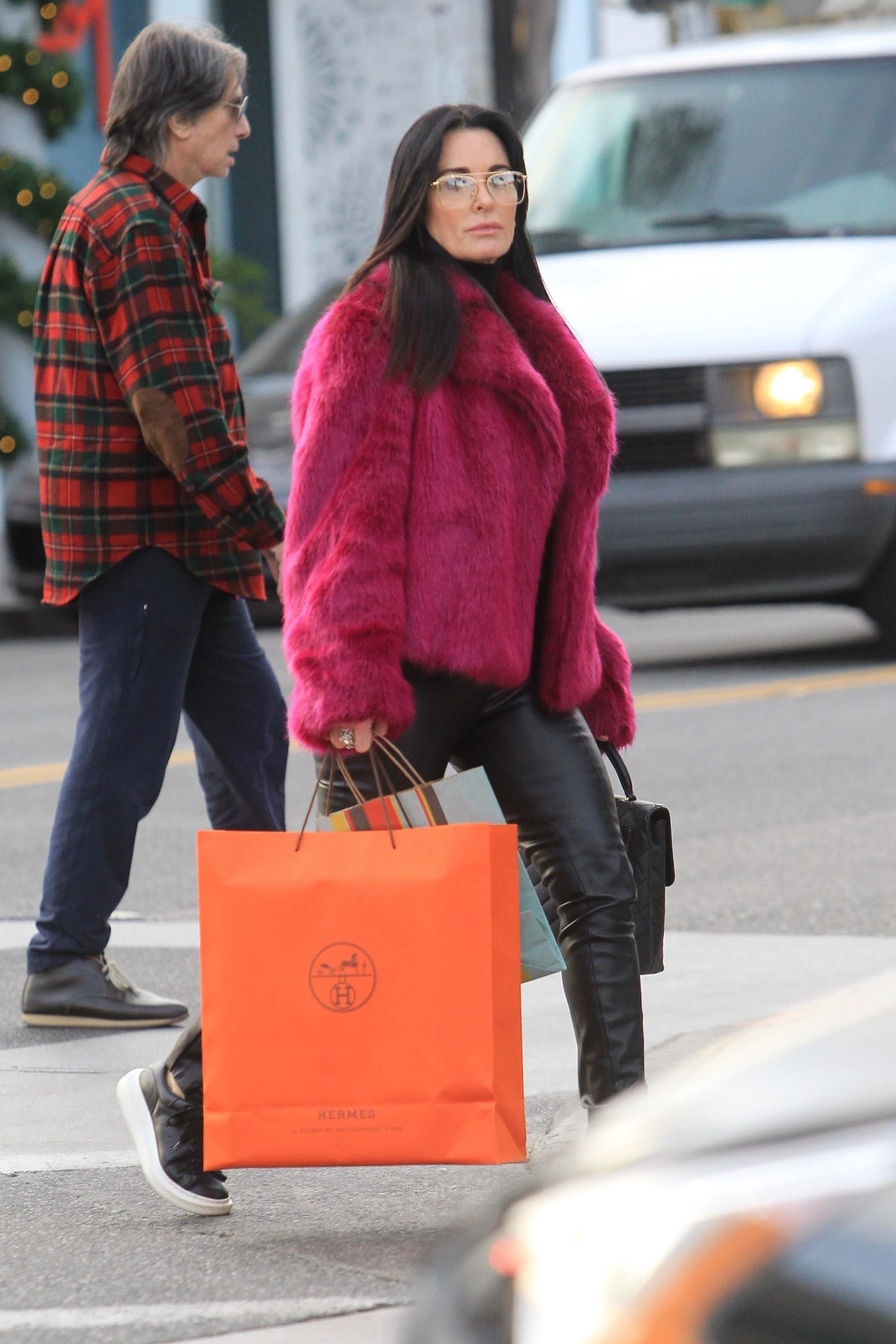 Kyle Richards X-mas shopping