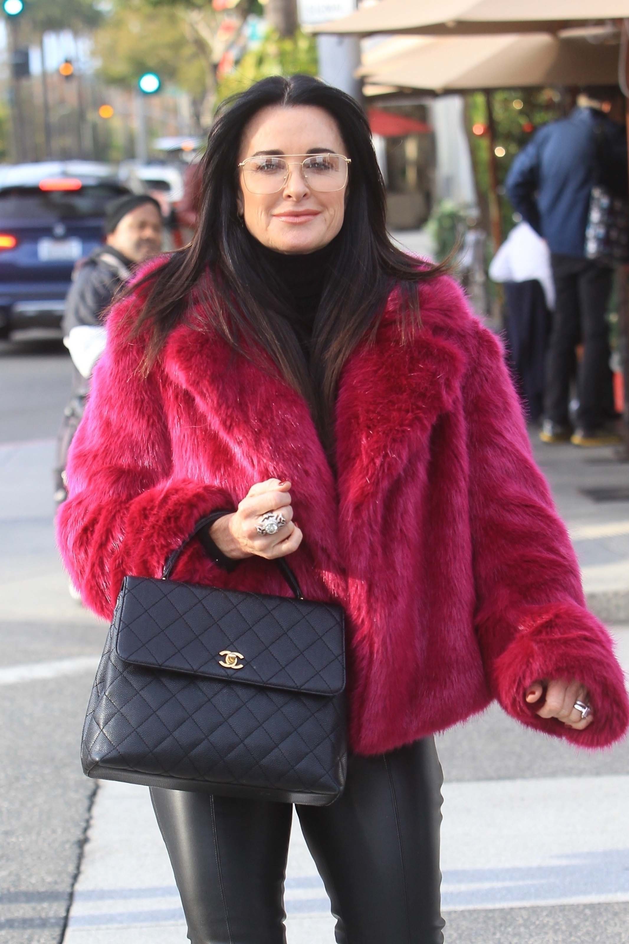 Kyle Richards X-mas shopping