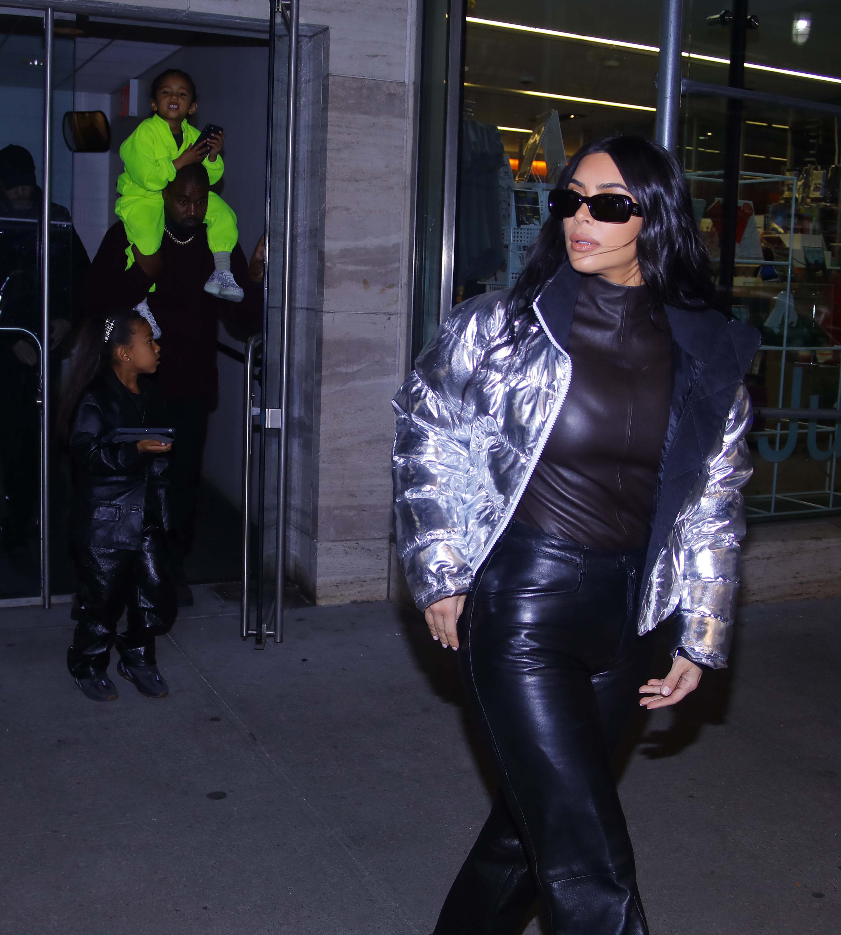 Kim Kardashian leaves the Nutcracker