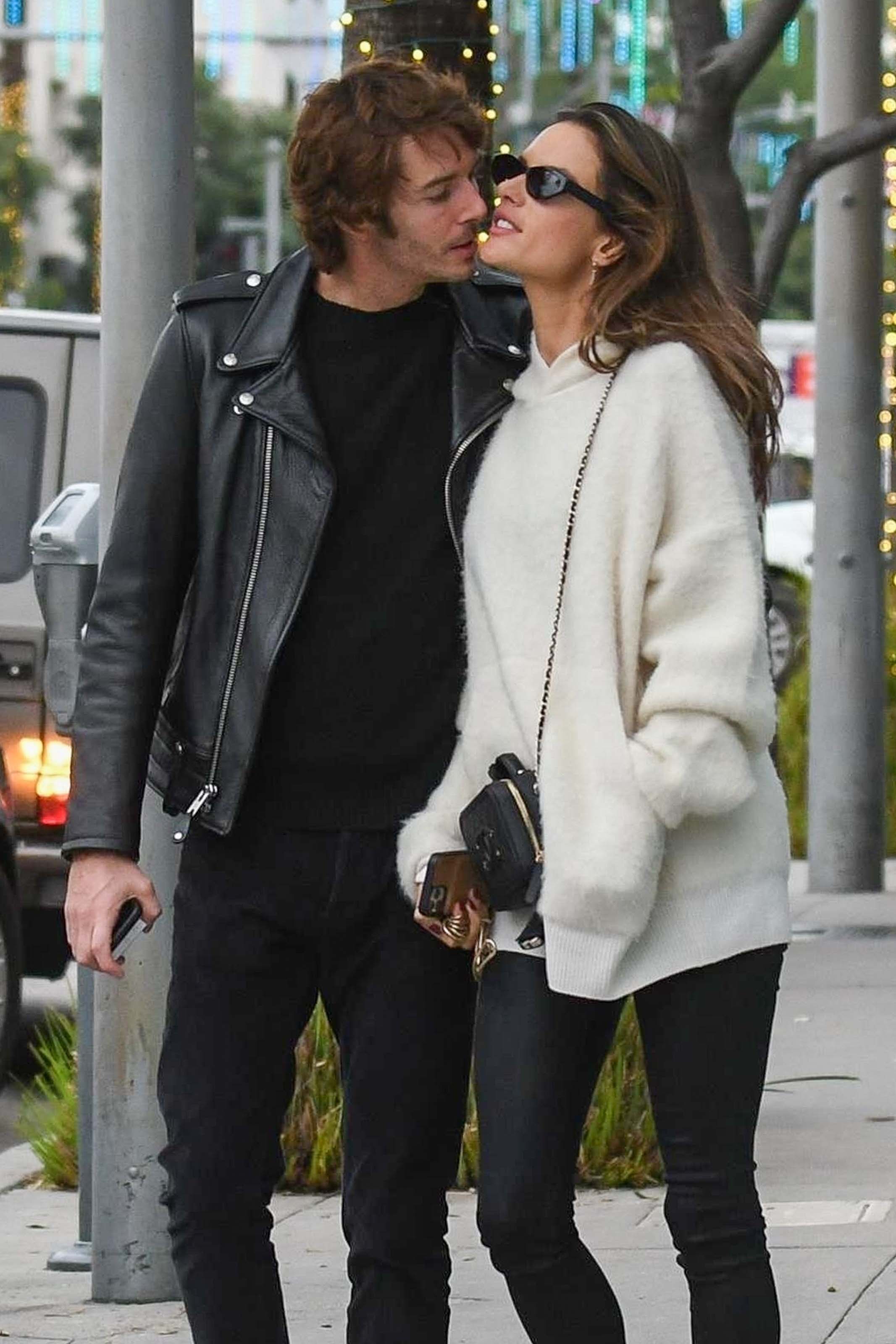 Alessandra Ambrosio out for Christmas shopping