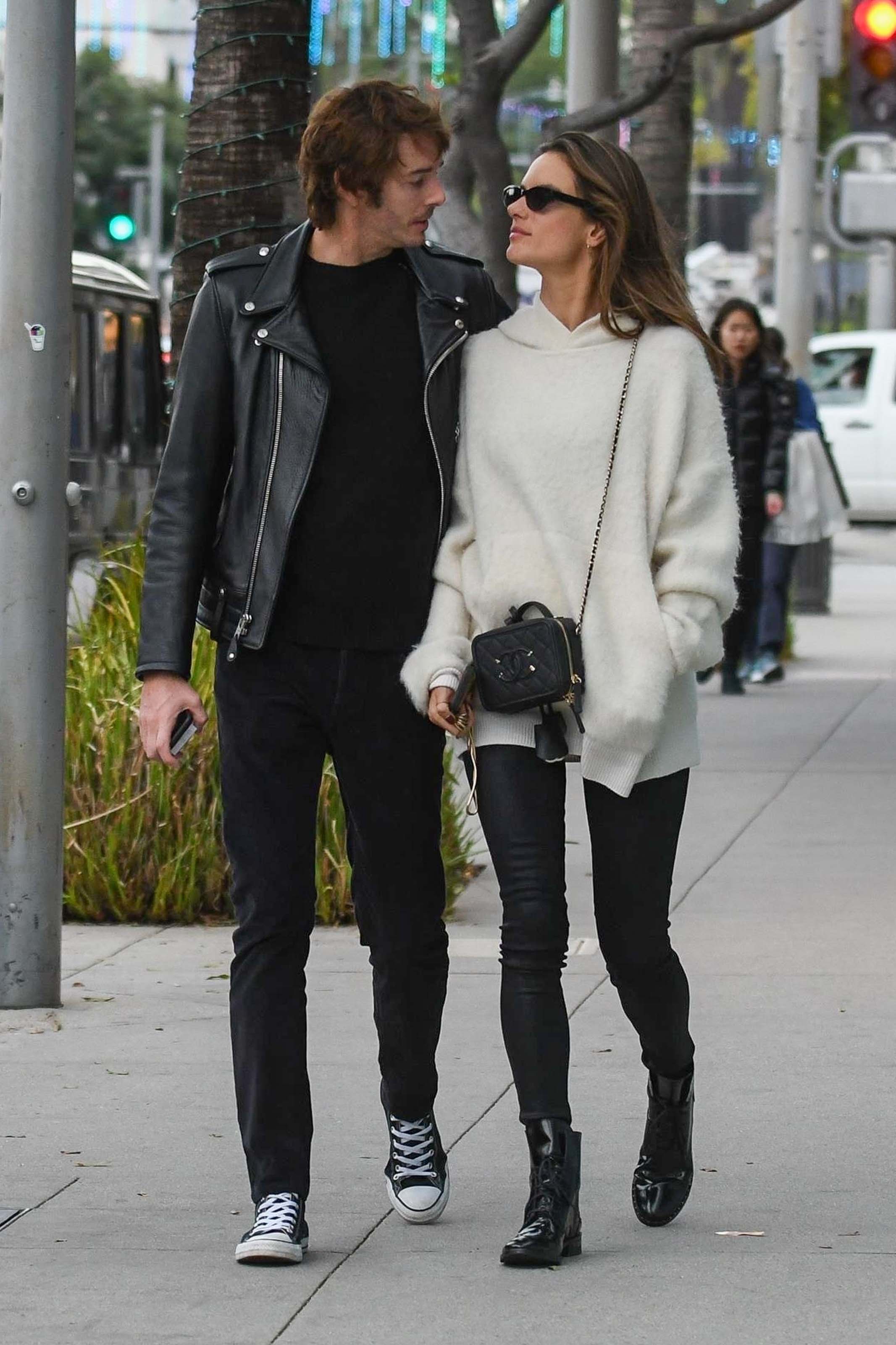 Alessandra Ambrosio out for Christmas shopping