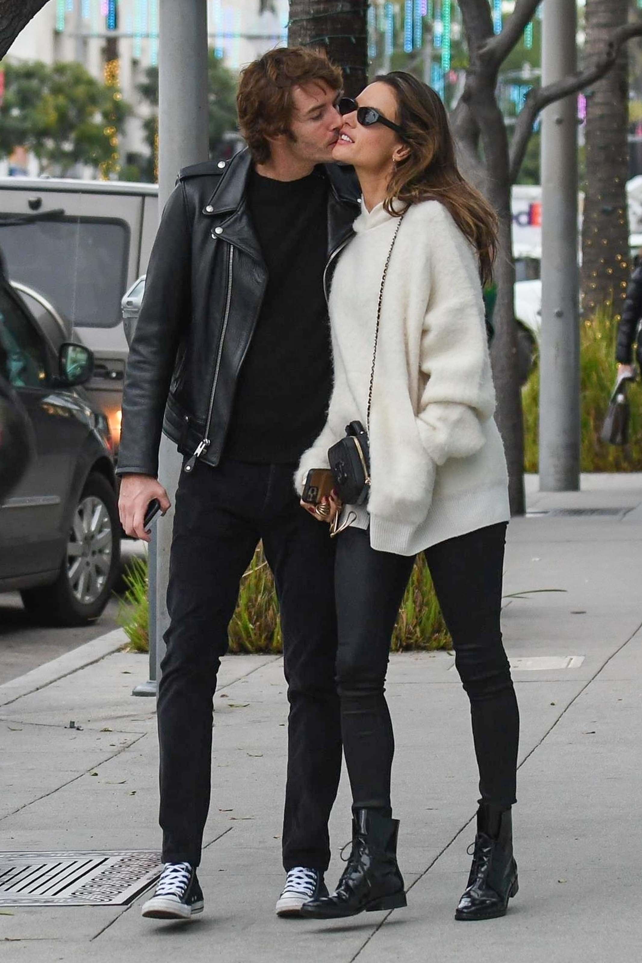 Alessandra Ambrosio out for Christmas shopping