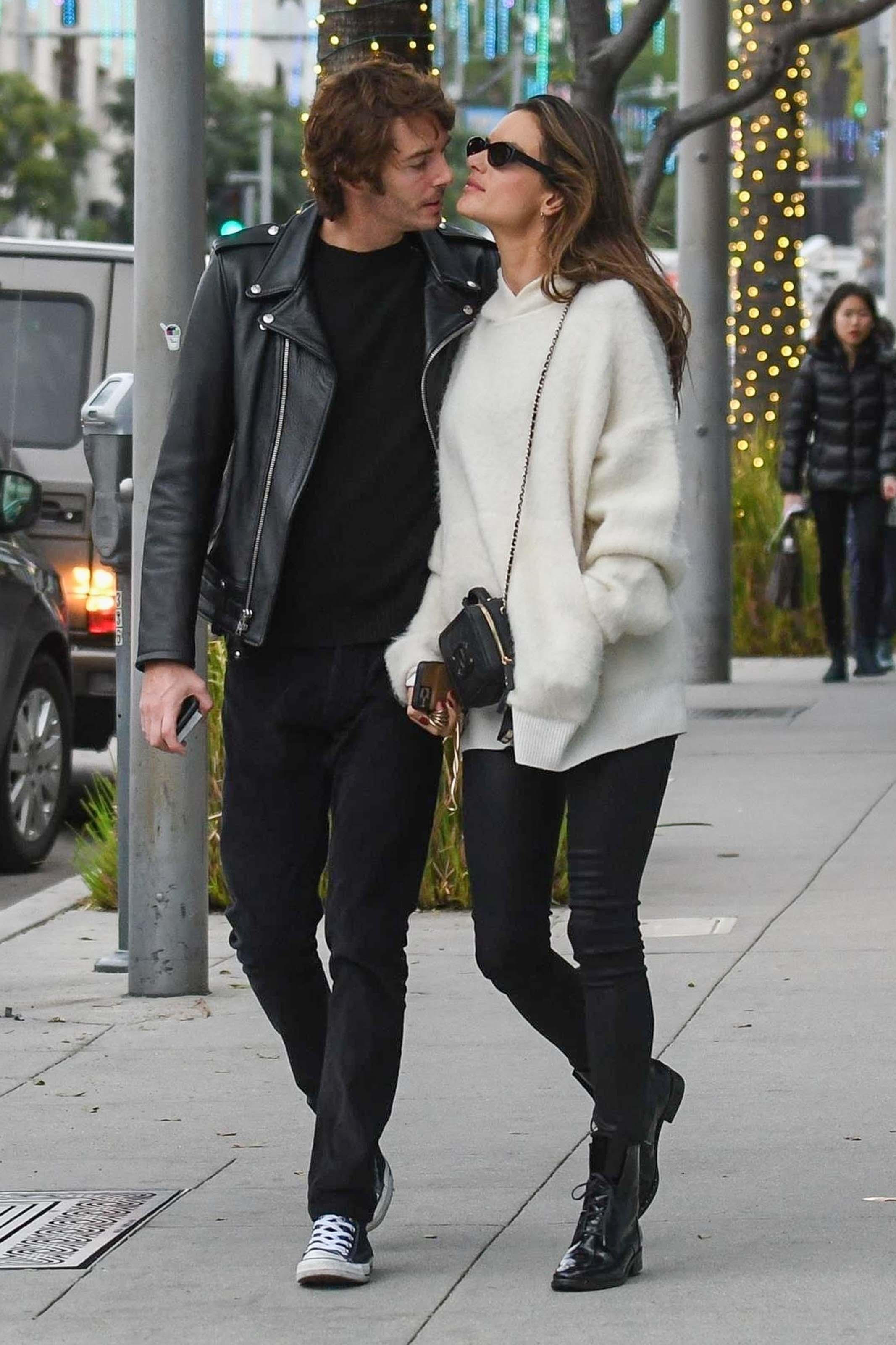 Alessandra Ambrosio out for Christmas shopping