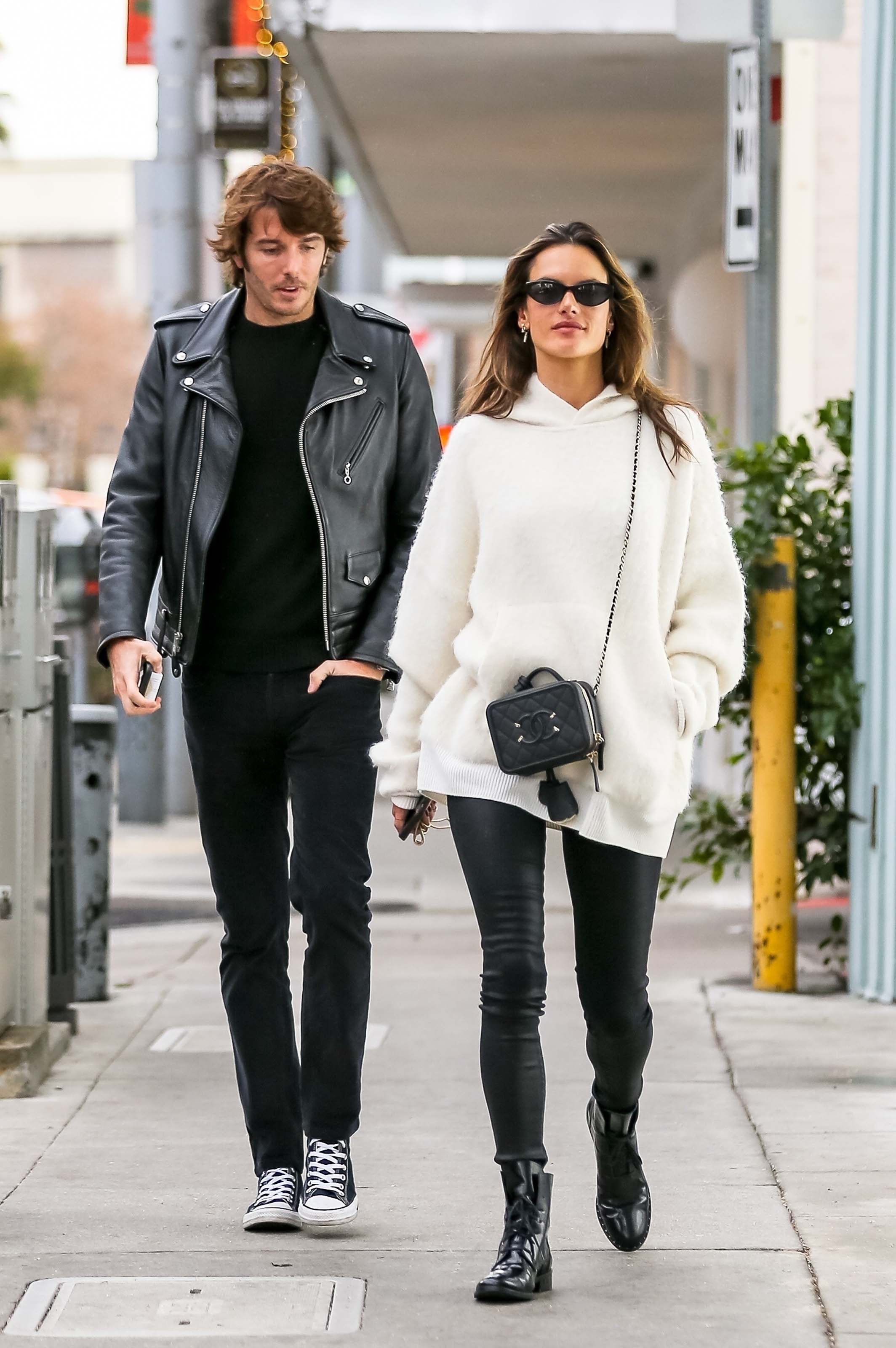 Alessandra Ambrosio out for Christmas shopping