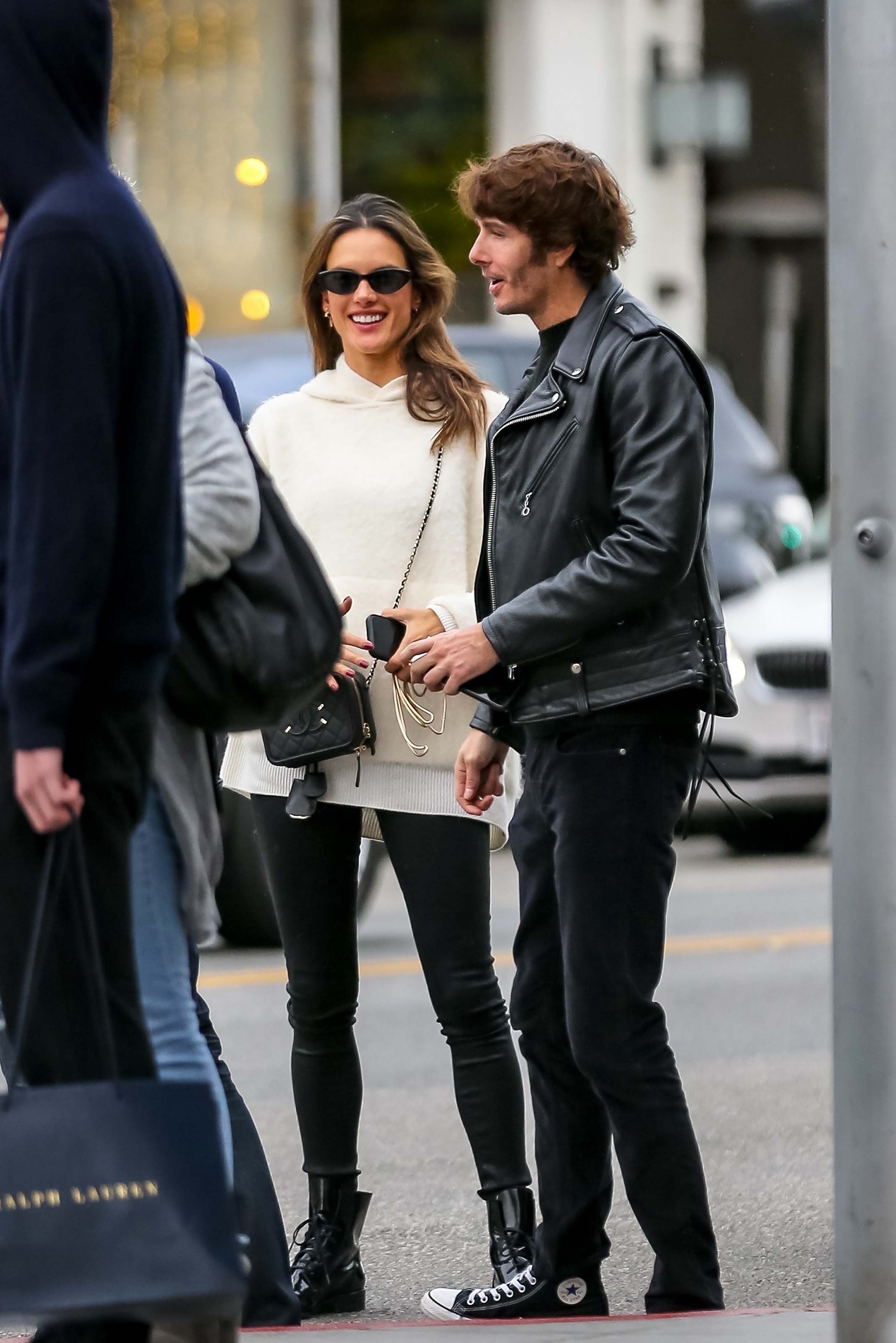 Alessandra Ambrosio out for Christmas shopping