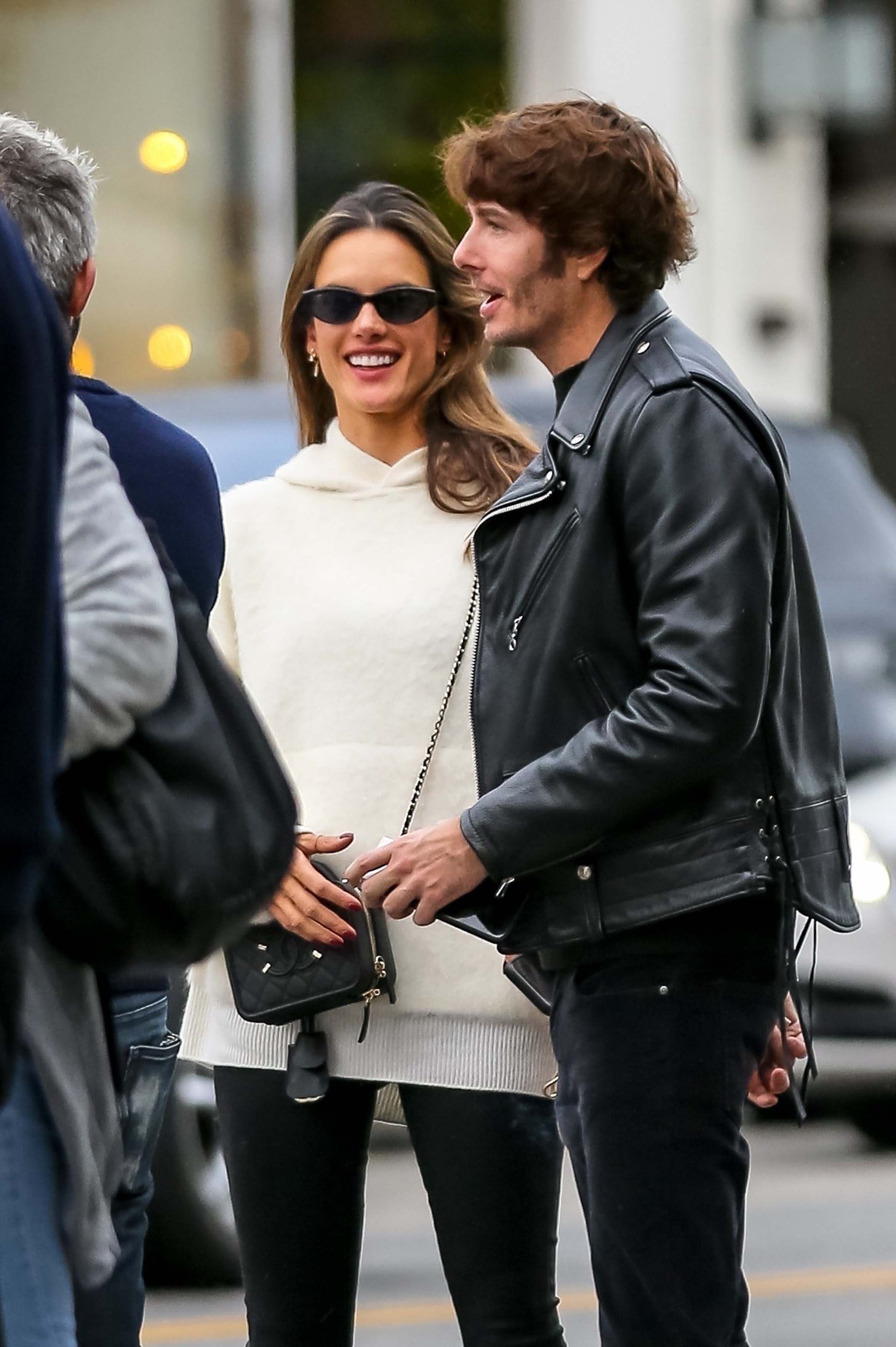 Alessandra Ambrosio out for Christmas shopping