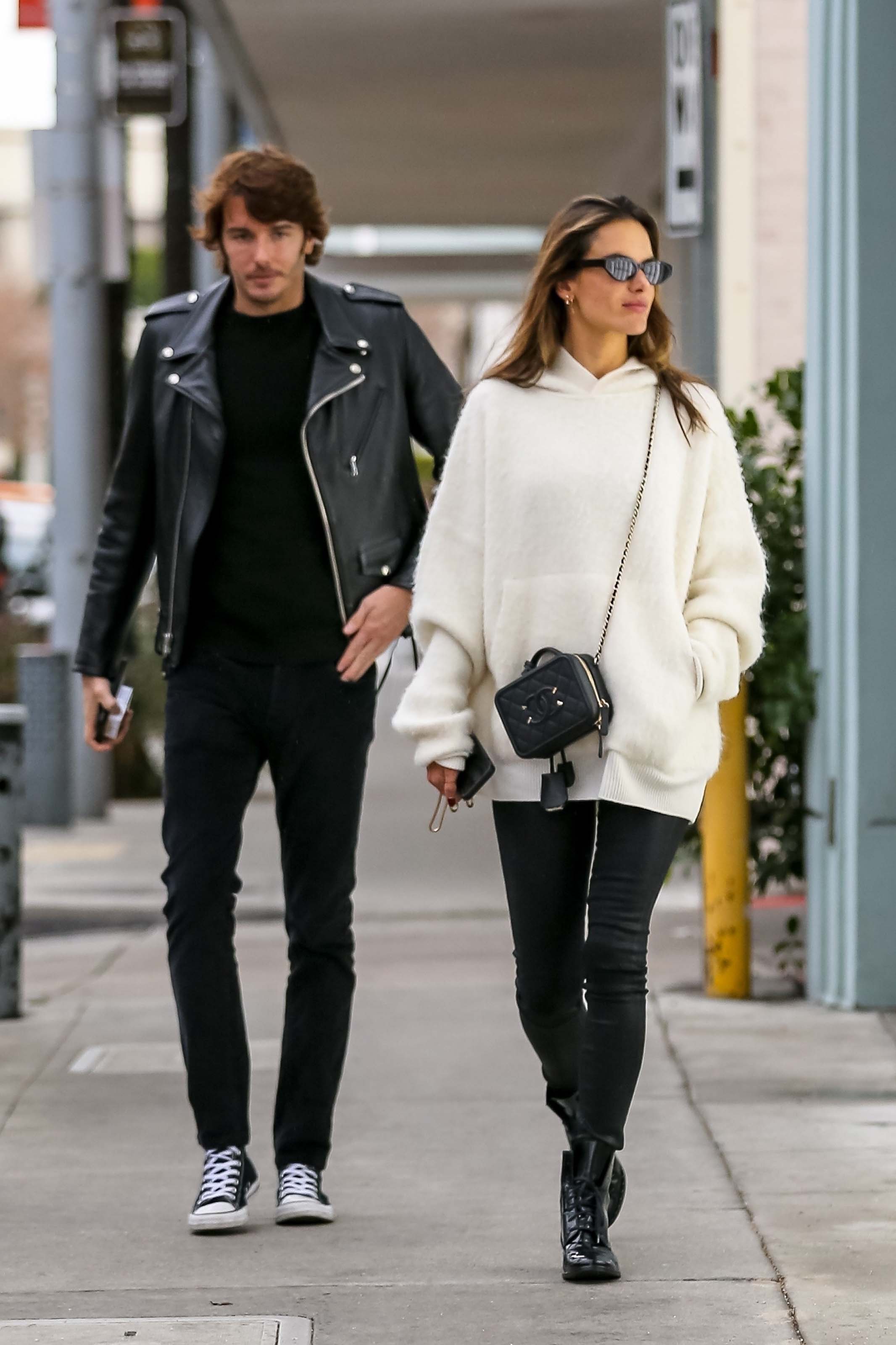 Alessandra Ambrosio out for Christmas shopping