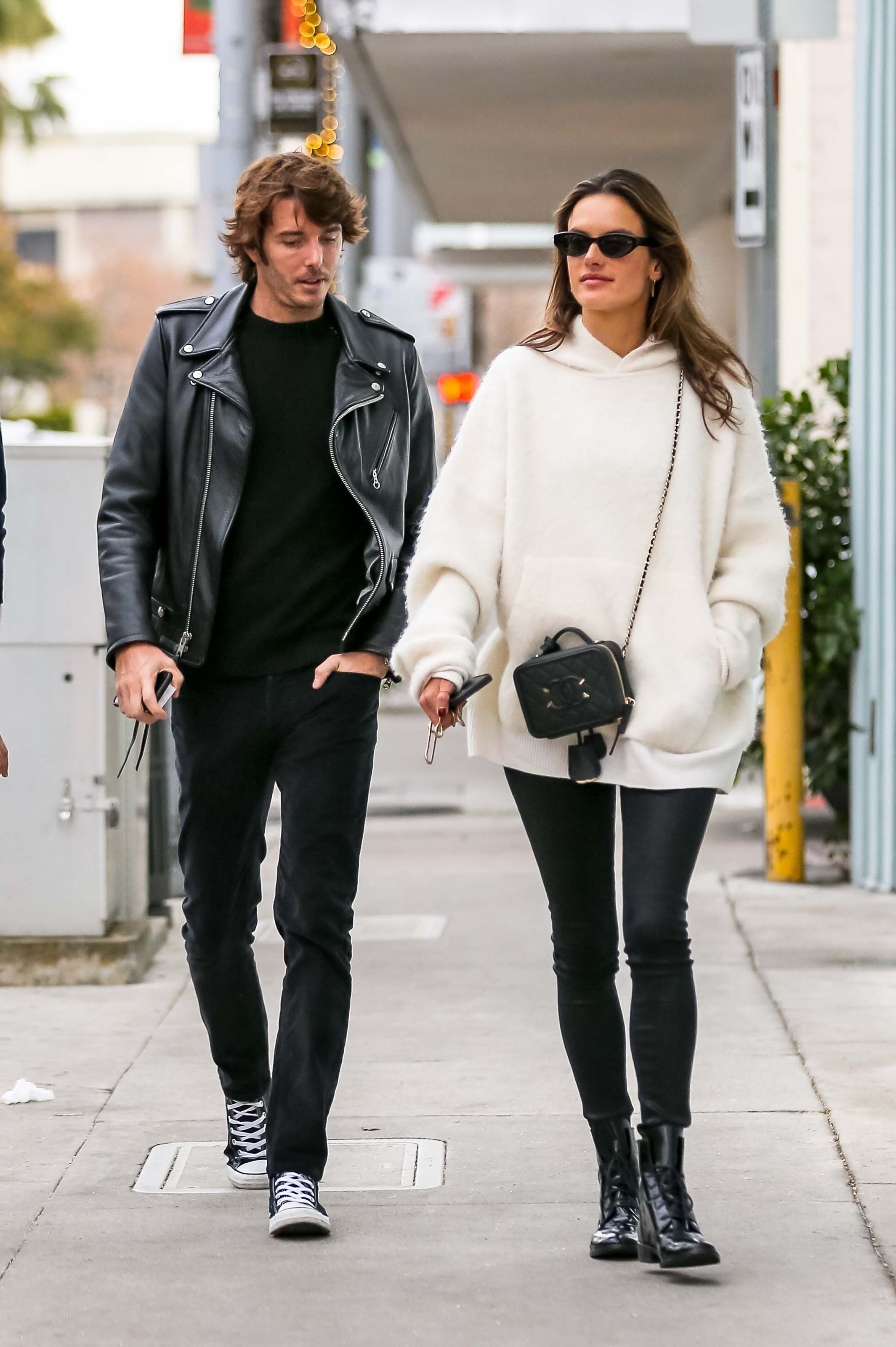 Alessandra Ambrosio out for Christmas shopping