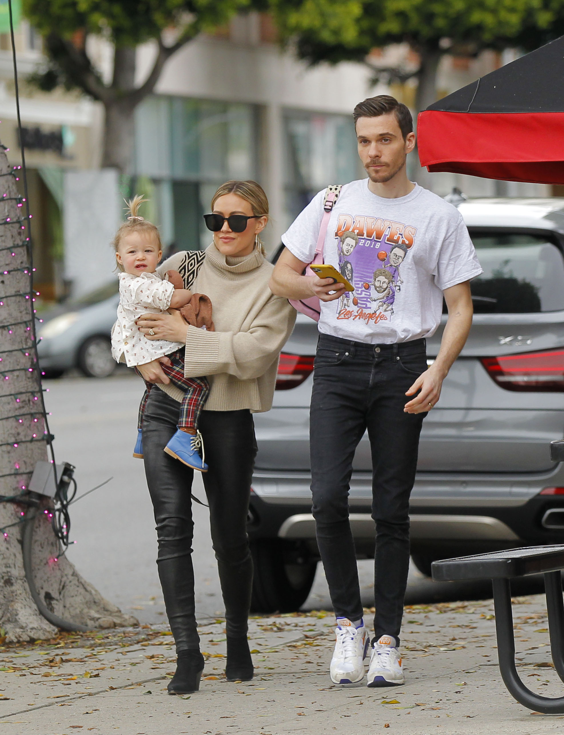 Hilary Duff out for lunch in Beverly Hills