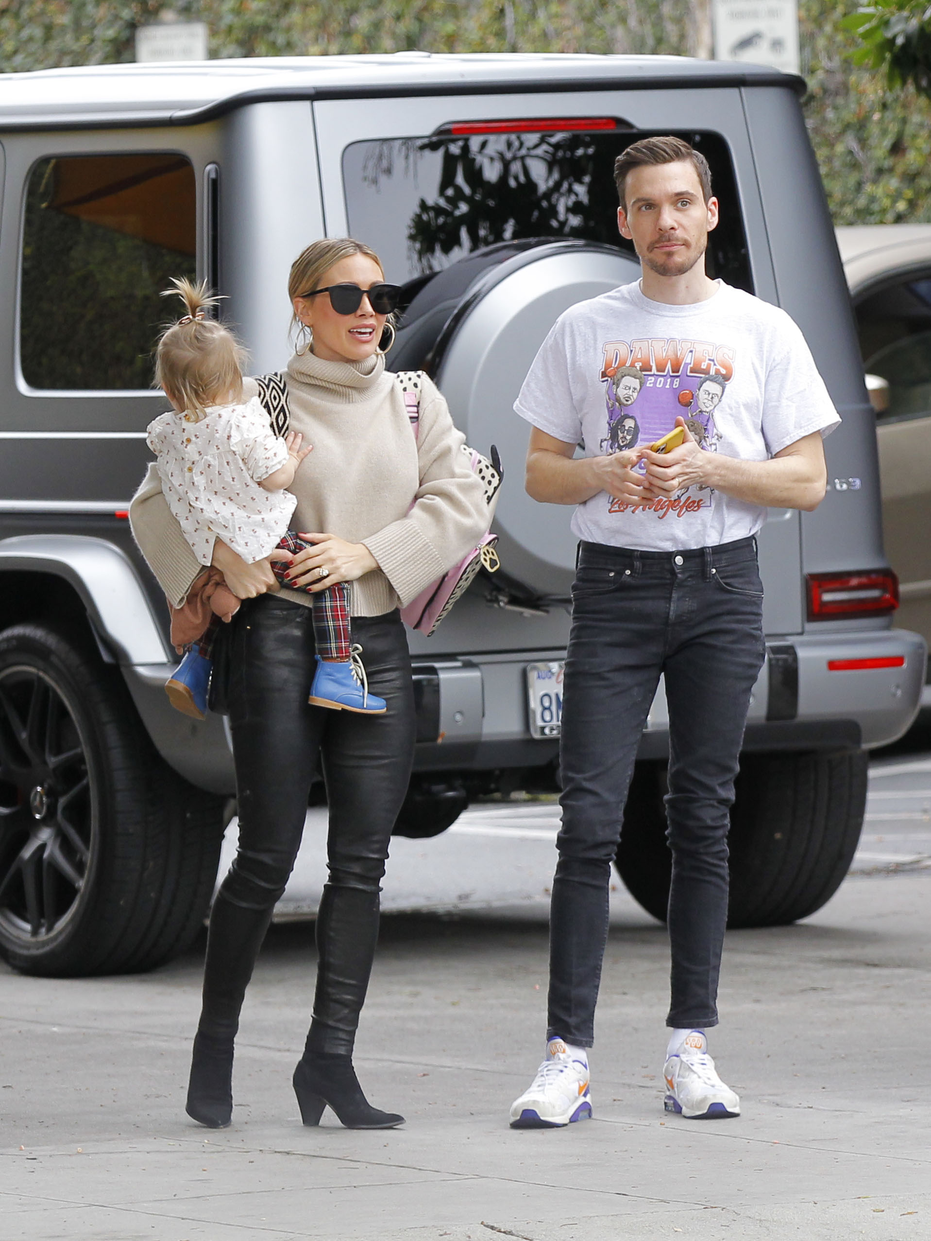 Hilary Duff out for lunch in Beverly Hills