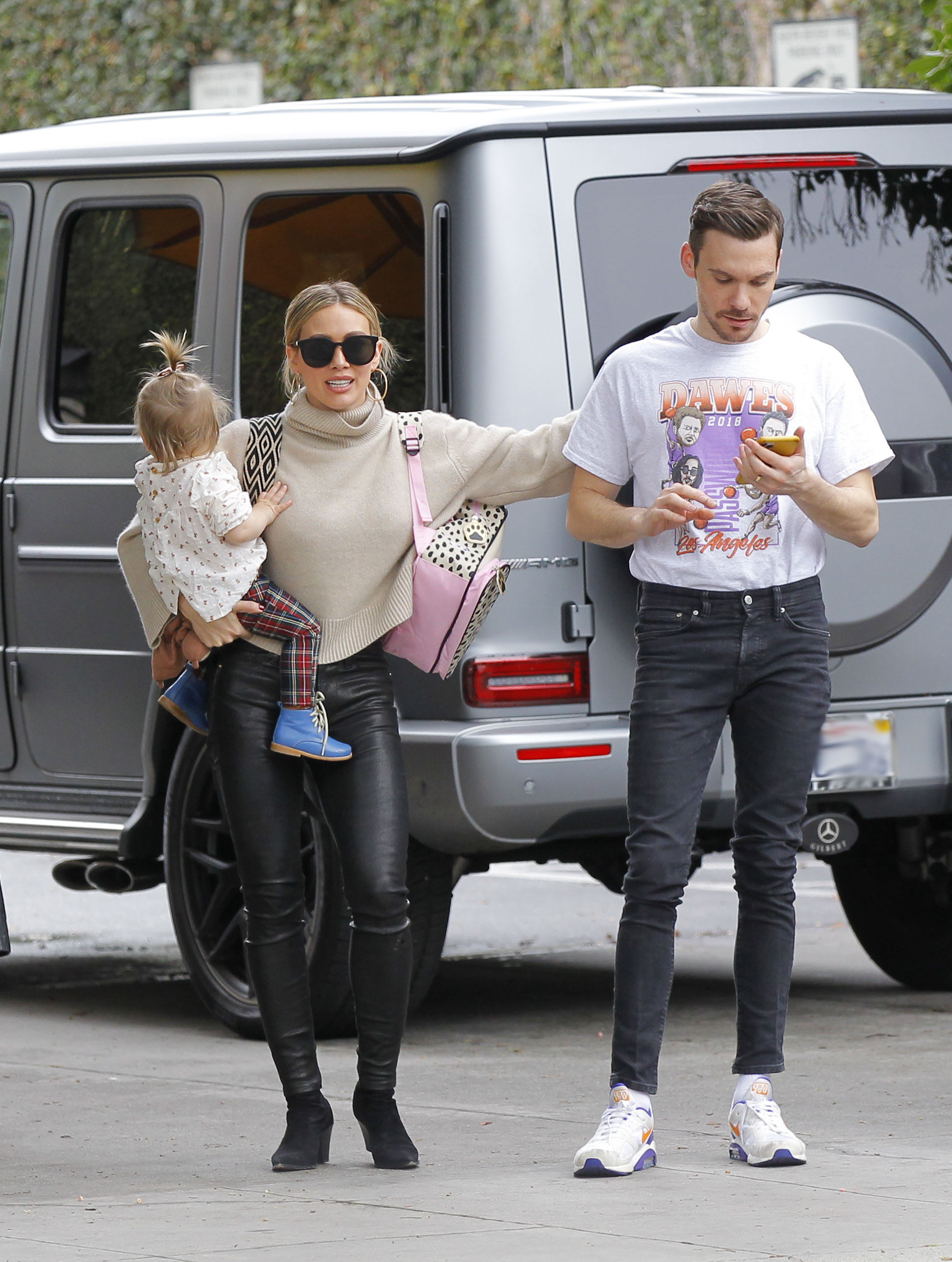 Hilary Duff out for lunch in Beverly Hills