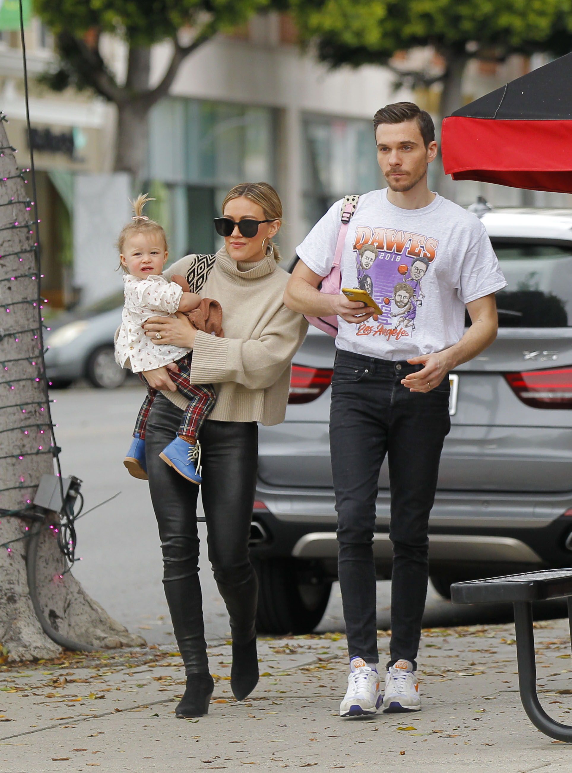 Hilary Duff out for lunch in Beverly Hills