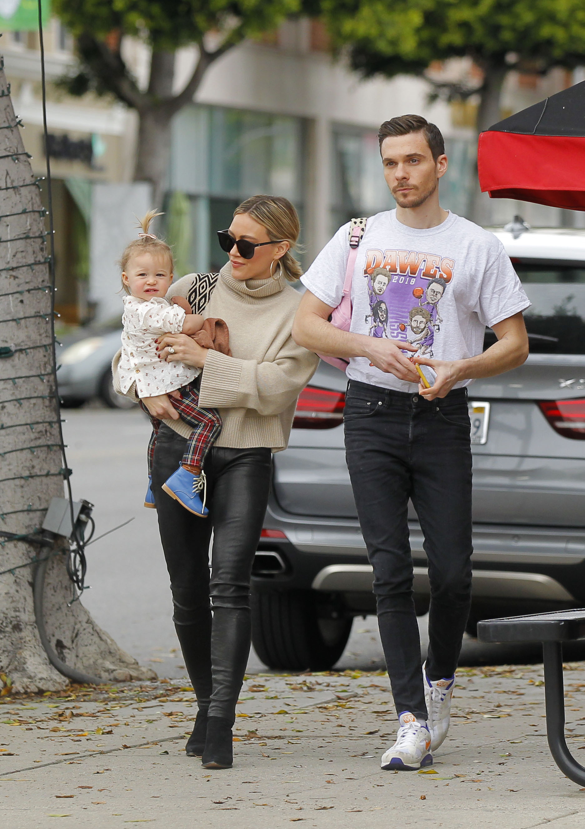 Hilary Duff out for lunch in Beverly Hills