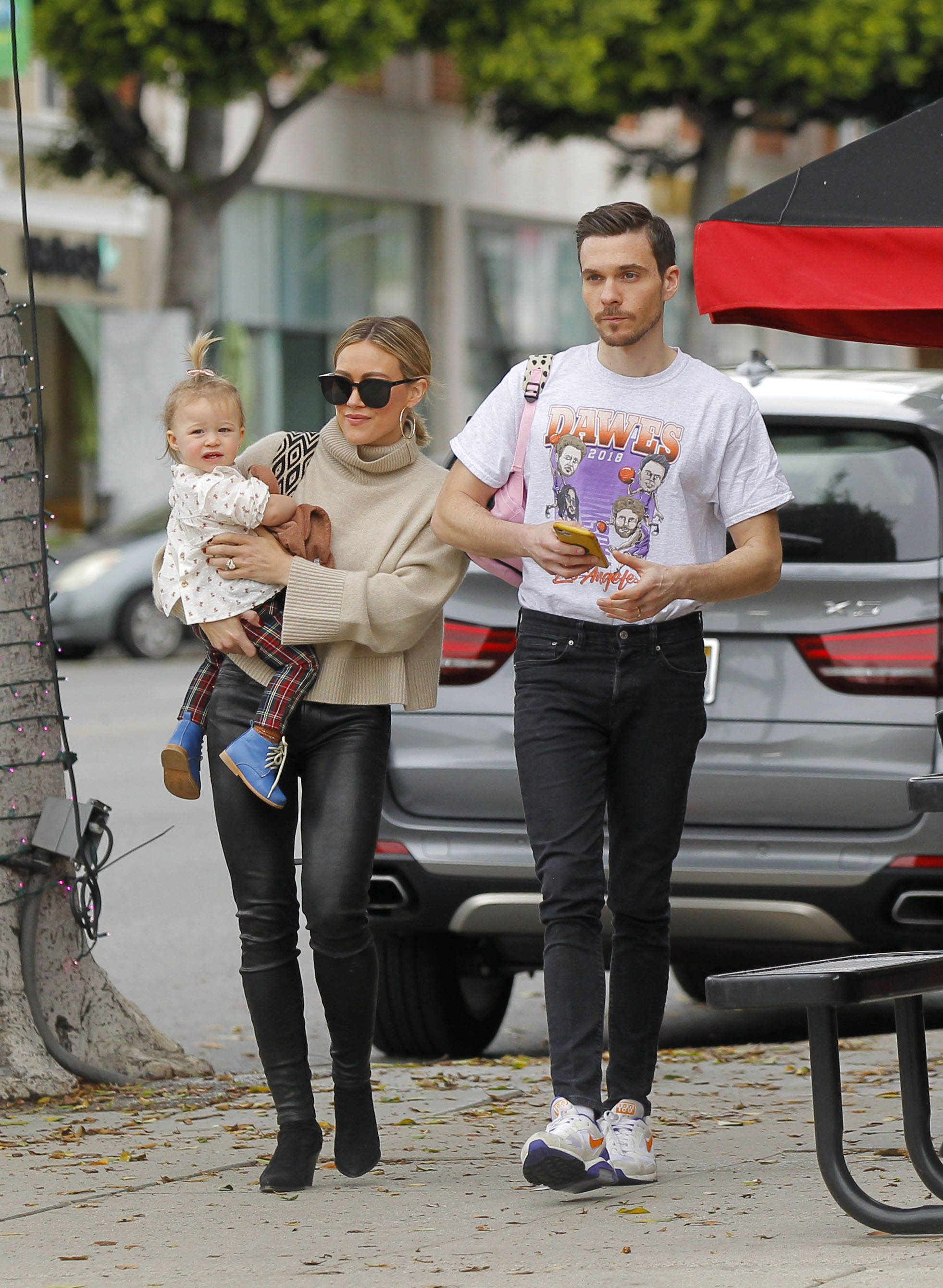 Hilary Duff out for lunch in Beverly Hills