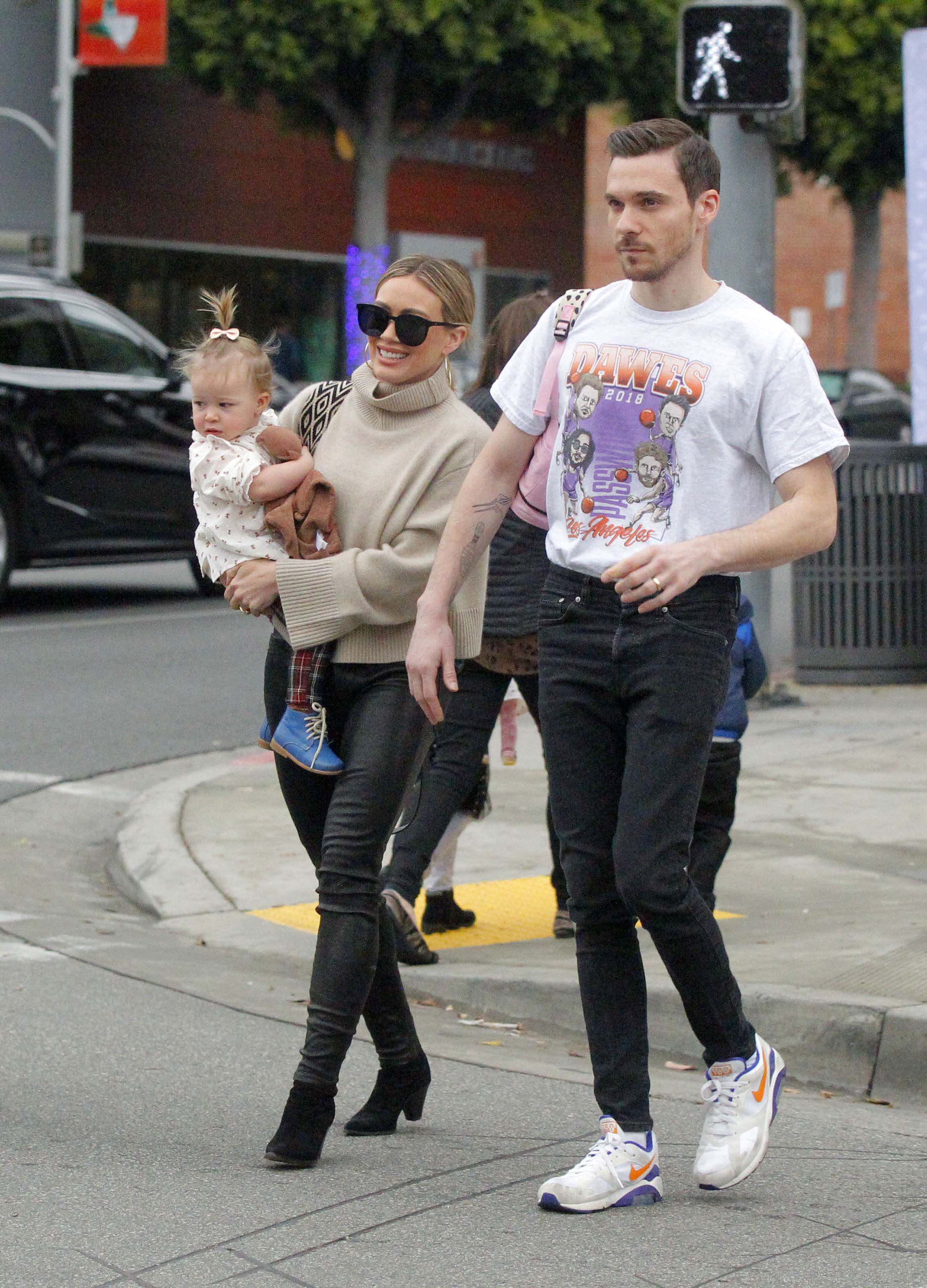 Hilary Duff out for lunch in Beverly Hills