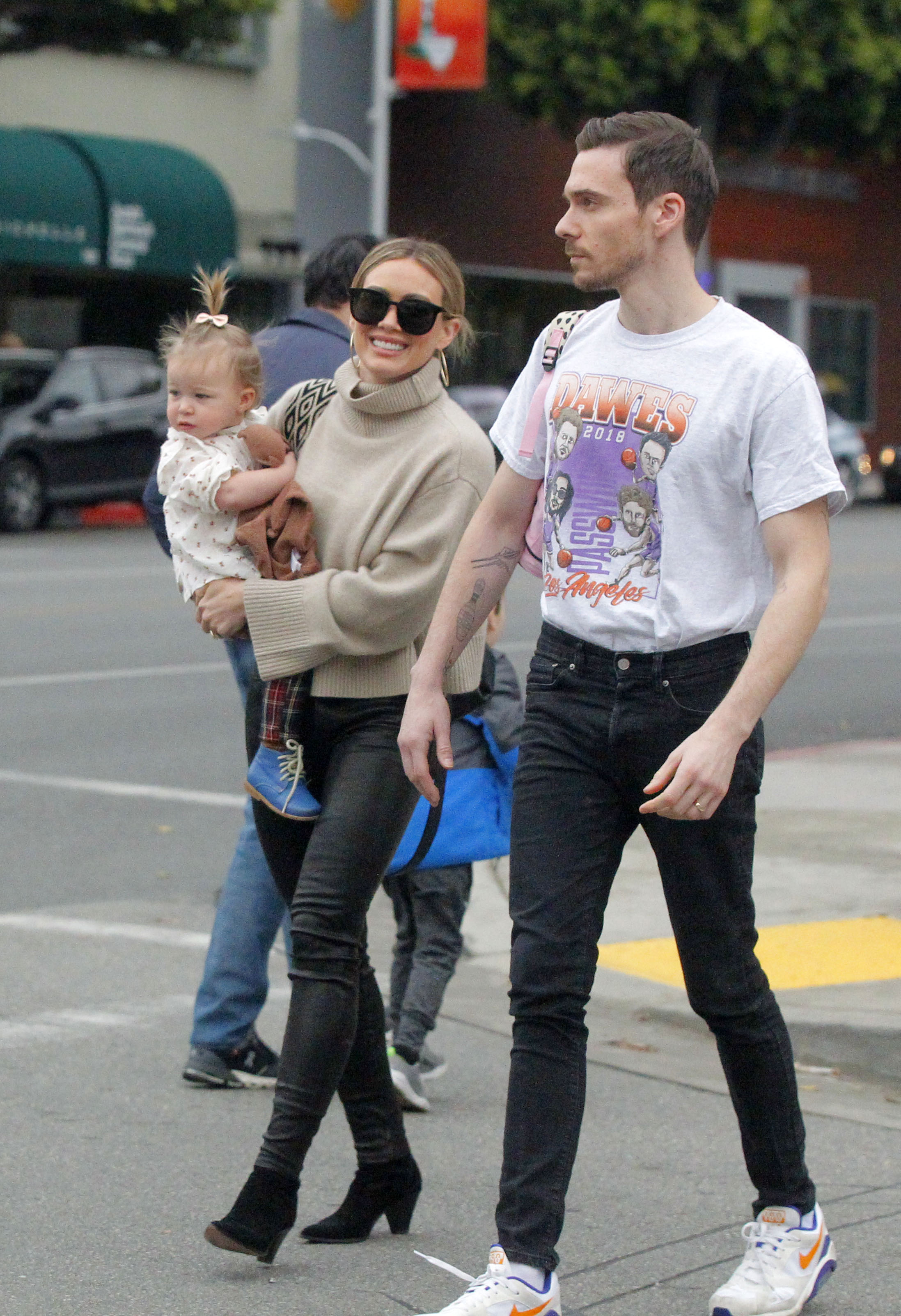 Hilary Duff out for lunch in Beverly Hills