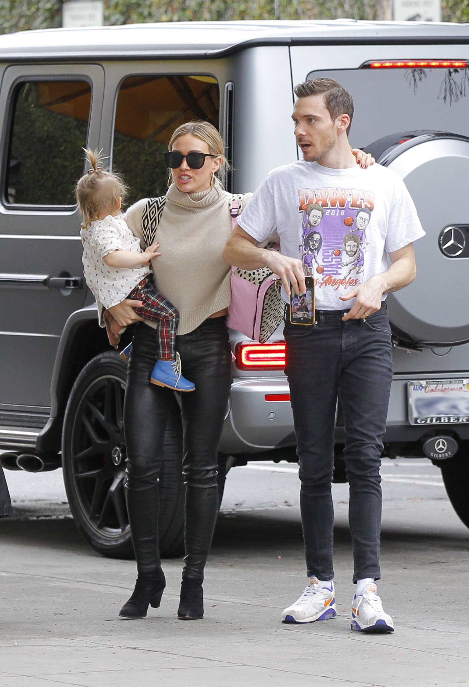 Hilary Duff out for lunch in Beverly Hills