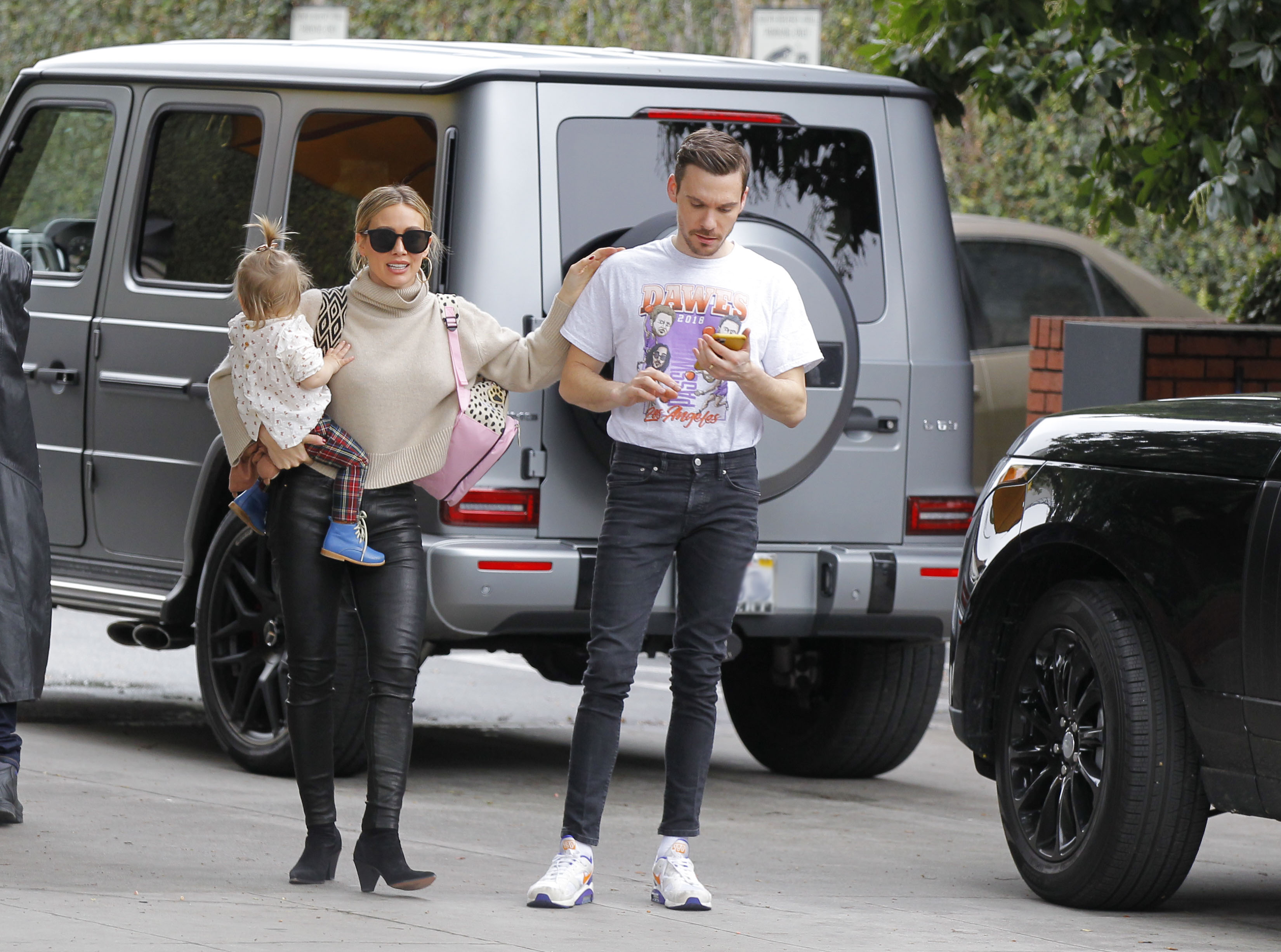 Hilary Duff out for lunch in Beverly Hills