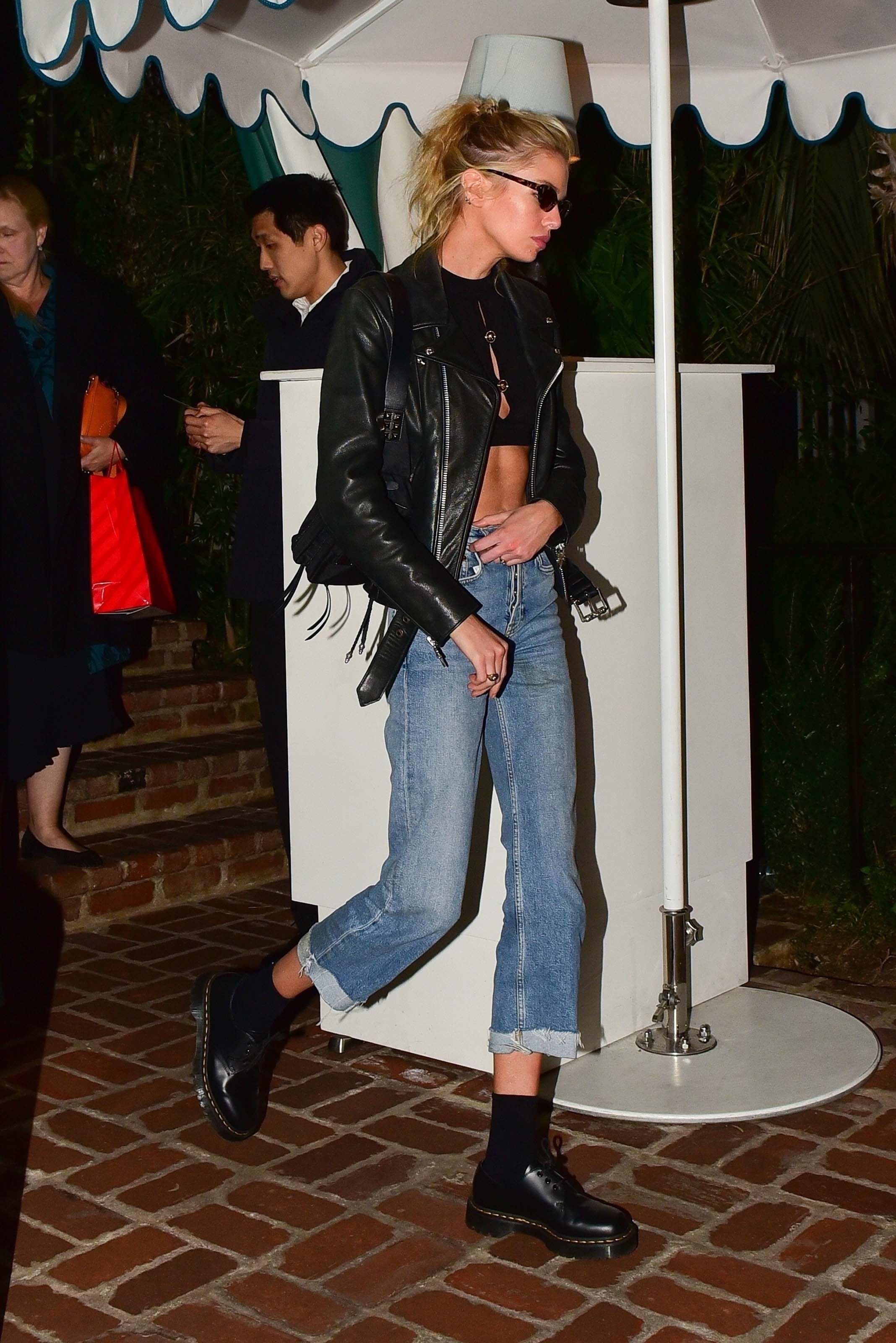 Stella Maxwell dinner at Chateau Marmont