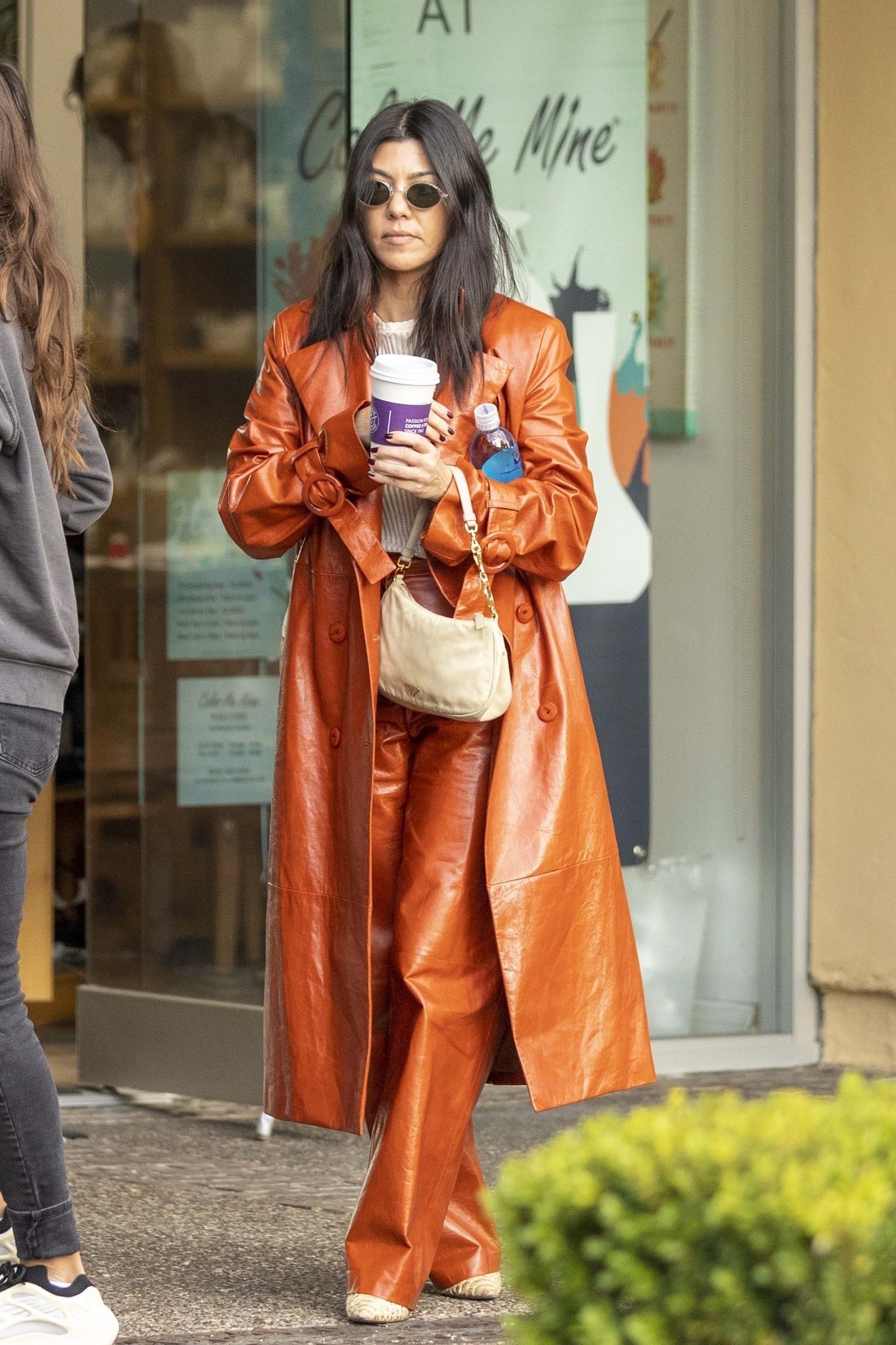 Kourtney Kardashian at Rosti Cafe