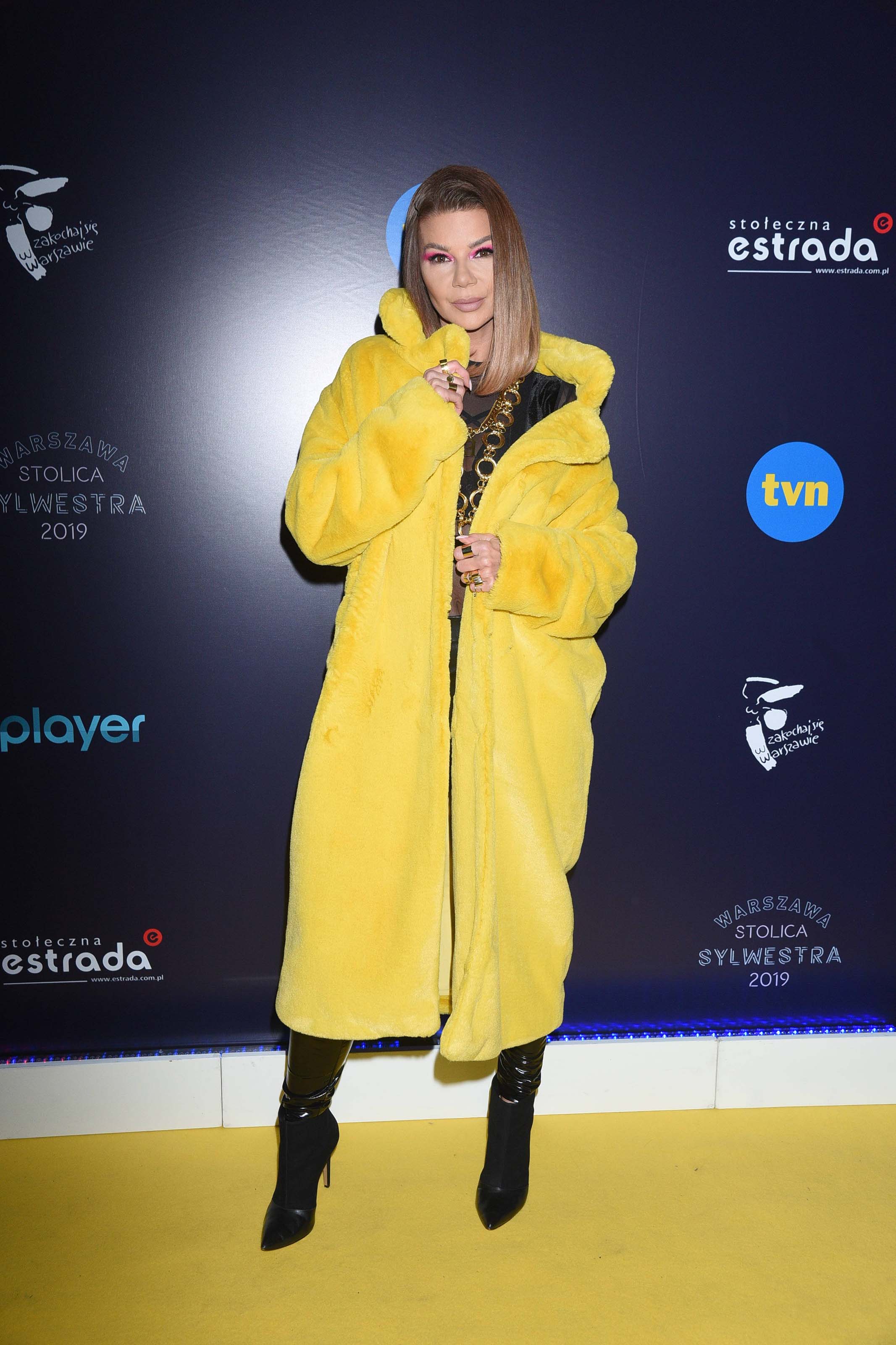 Edyta Gorniak attends New Year’s Eve 2019