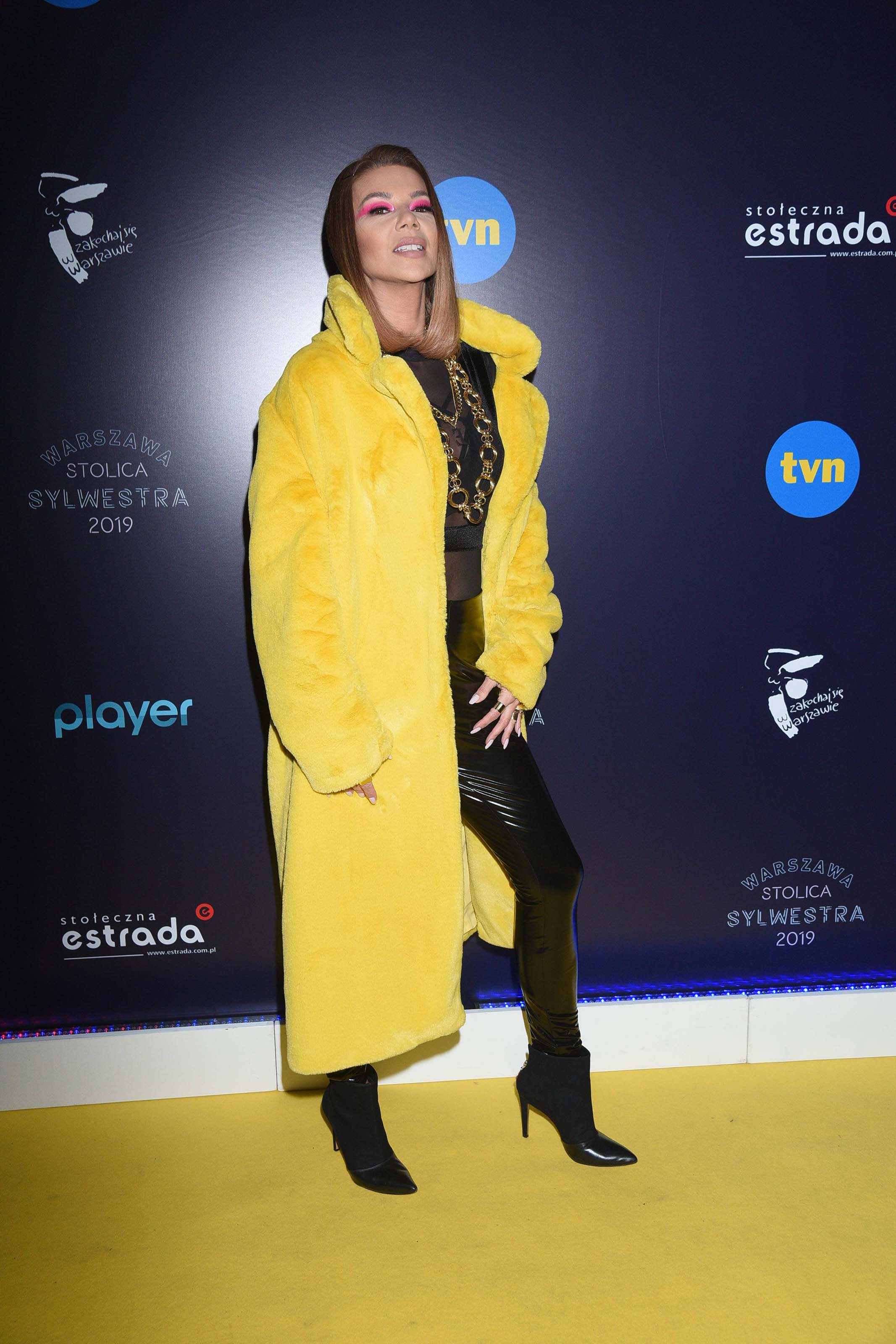 Edyta Gorniak attends New Year’s Eve 2019