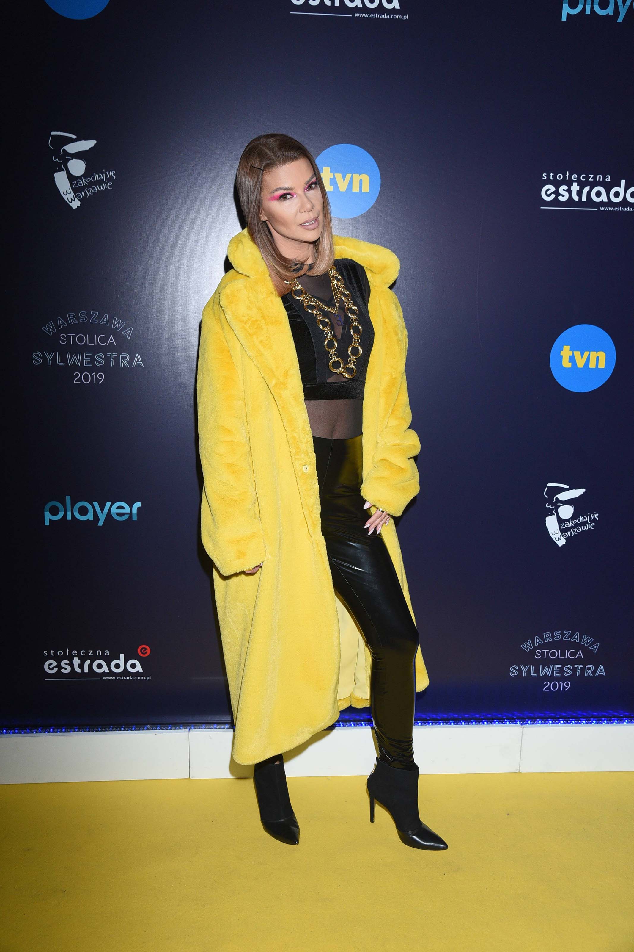 Edyta Gorniak attends New Year’s Eve 2019