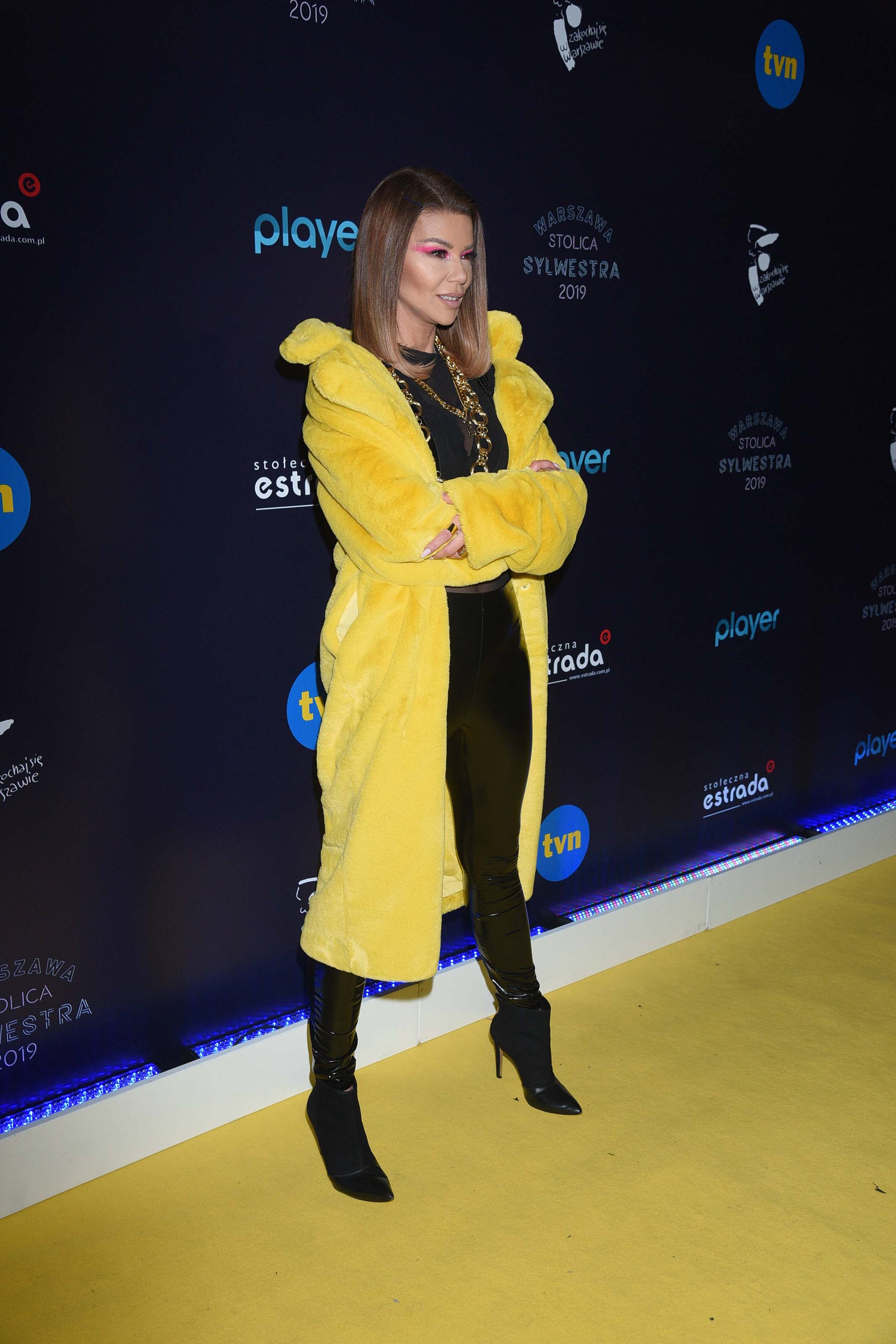 Edyta Gorniak attends New Year’s Eve 2019