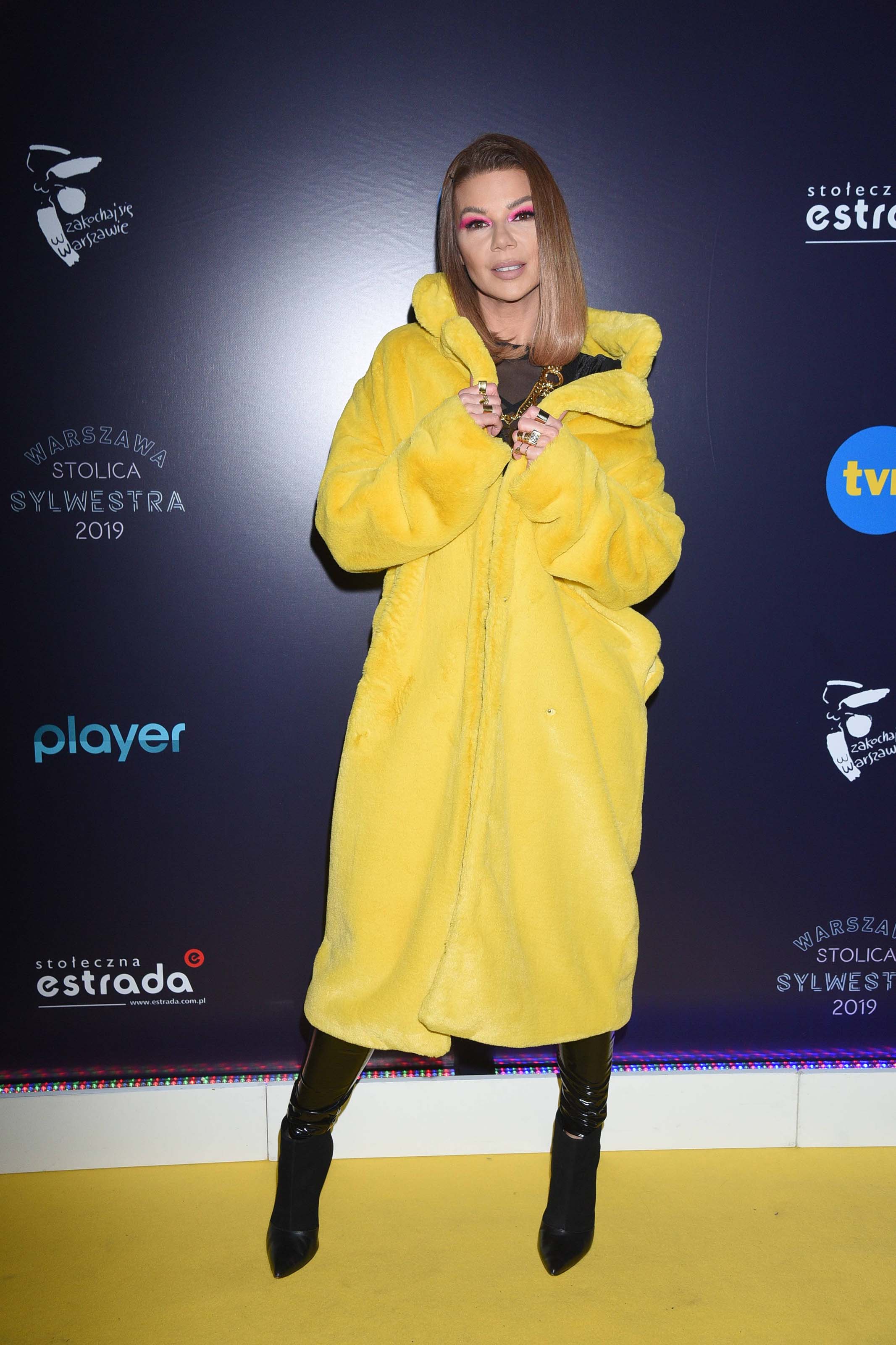 Edyta Gorniak attends New Year’s Eve 2019