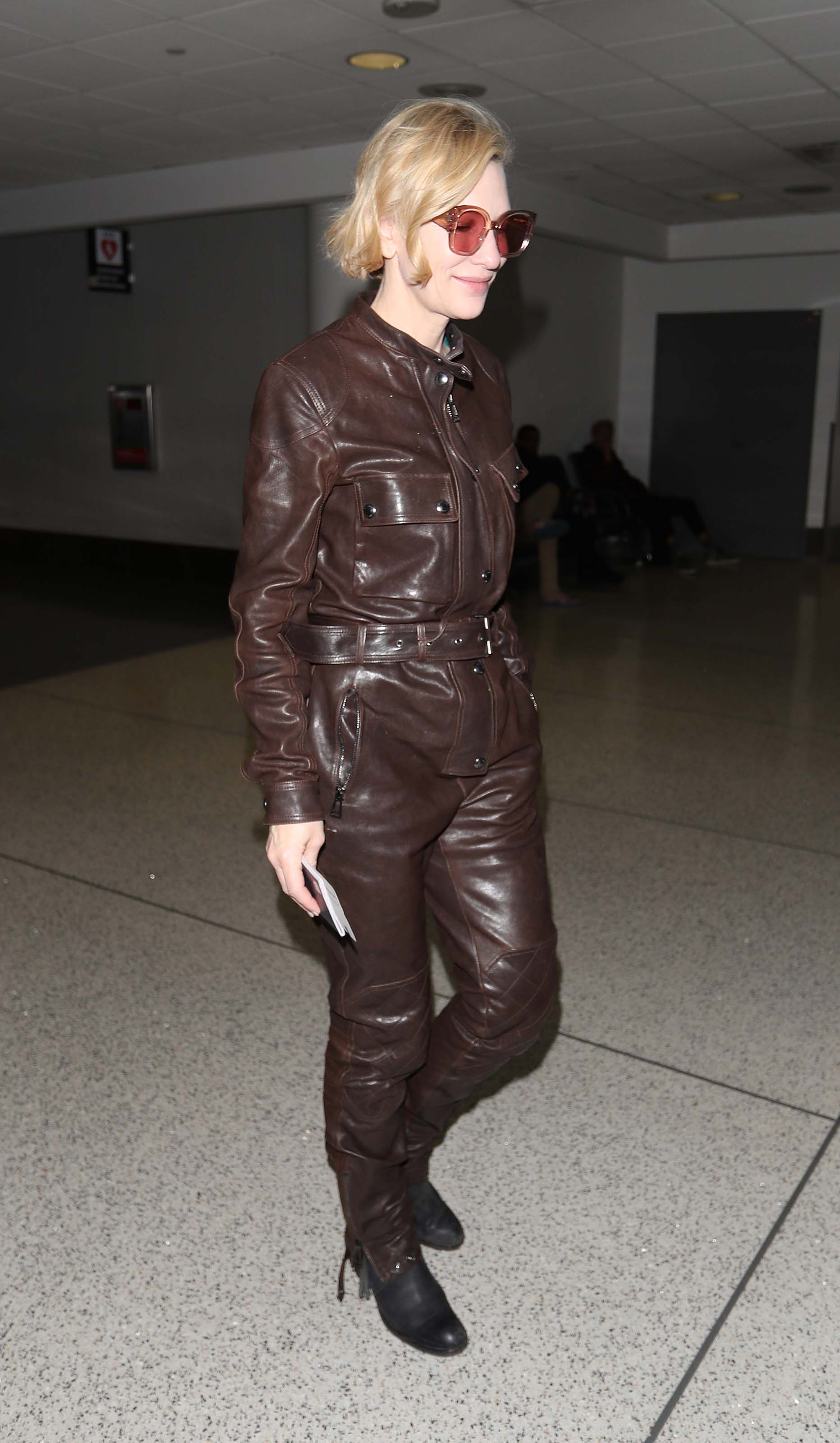 Cate Blanchett at LAX Airport in LA