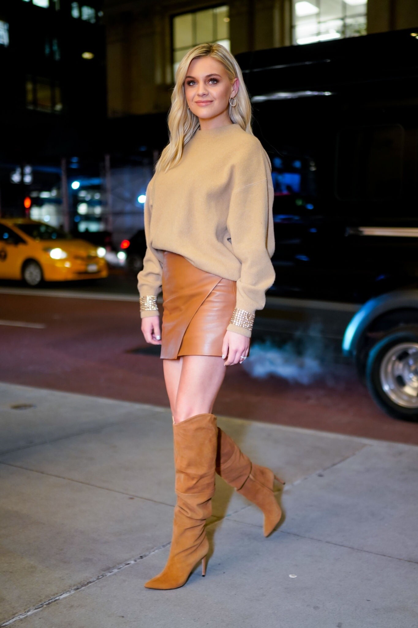 Kelsea Ballerini out in NYC