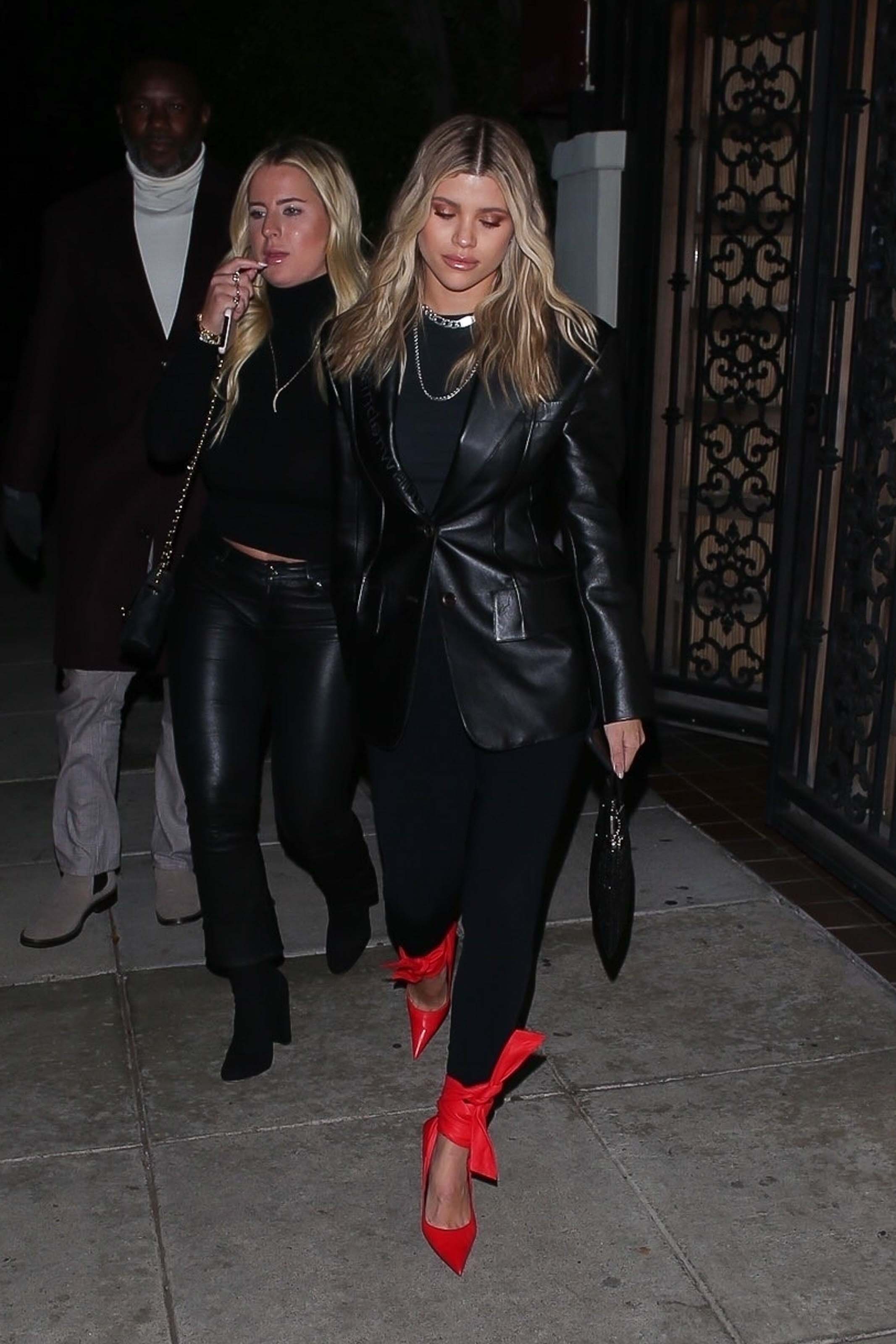 Sofia Richie leaving Matsuhisa restaurant