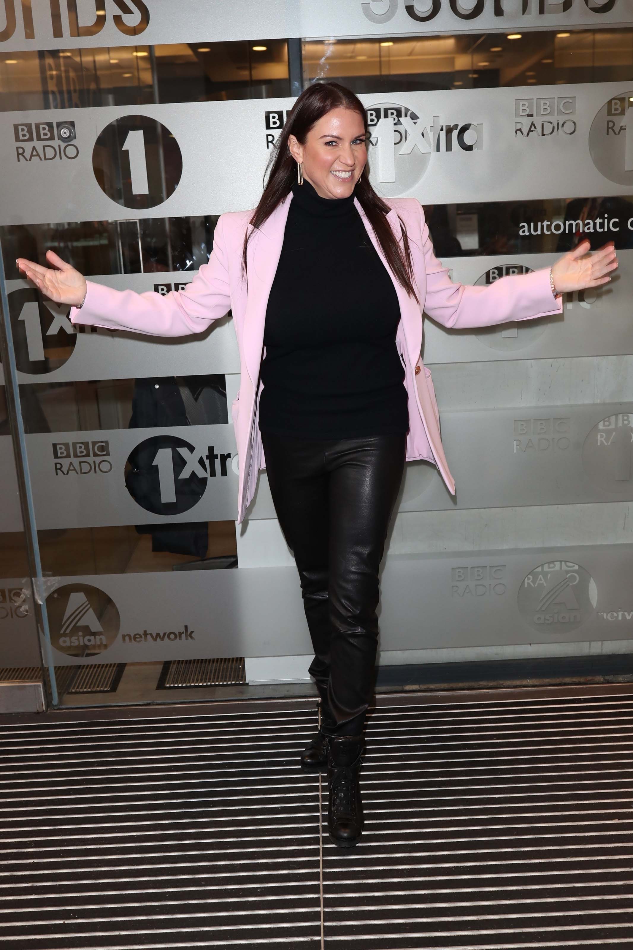 Stephanie McMahon arrives at BBC studio