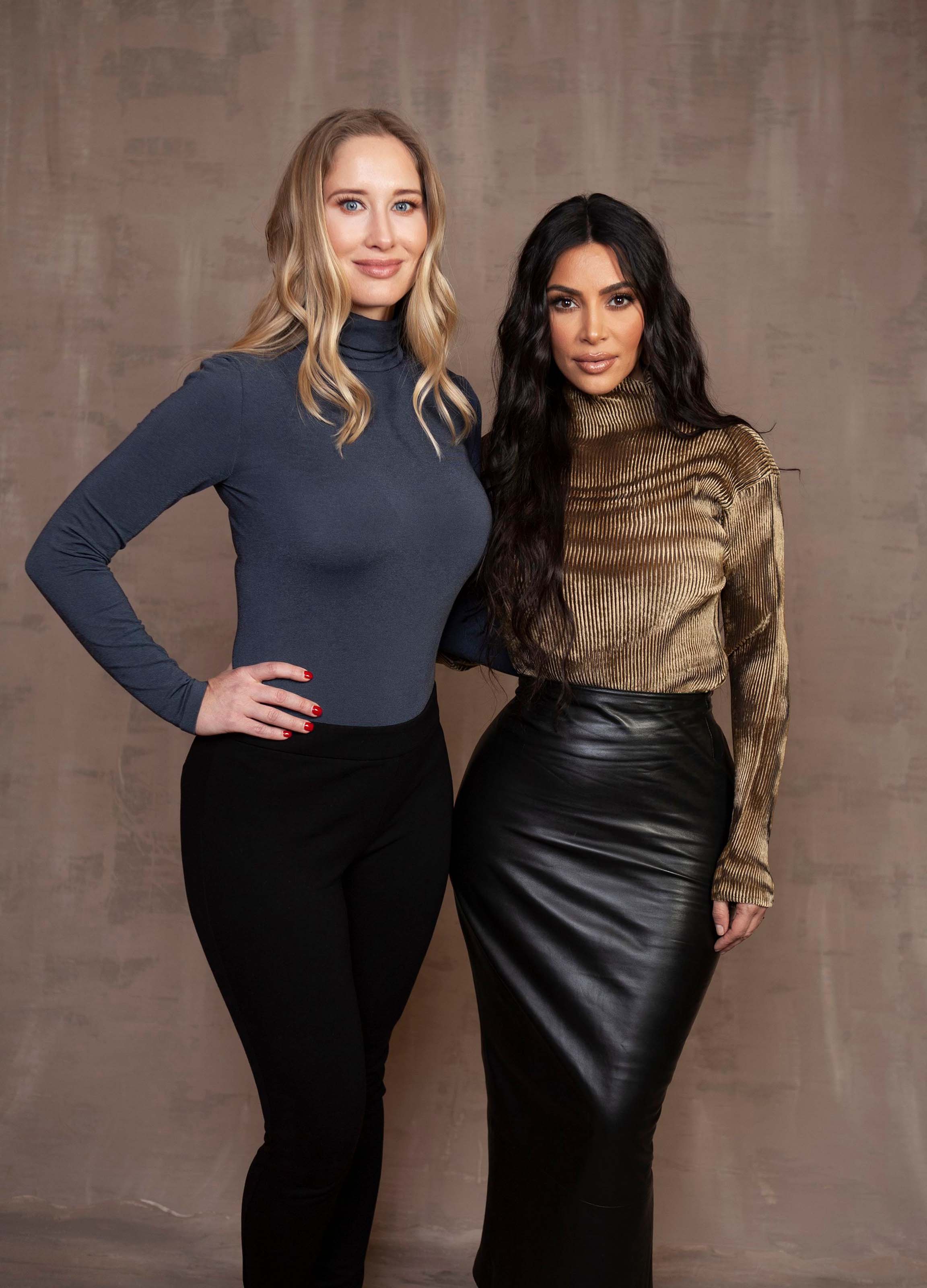 Kim Kardashian portrait at the 2020 Winter TCA