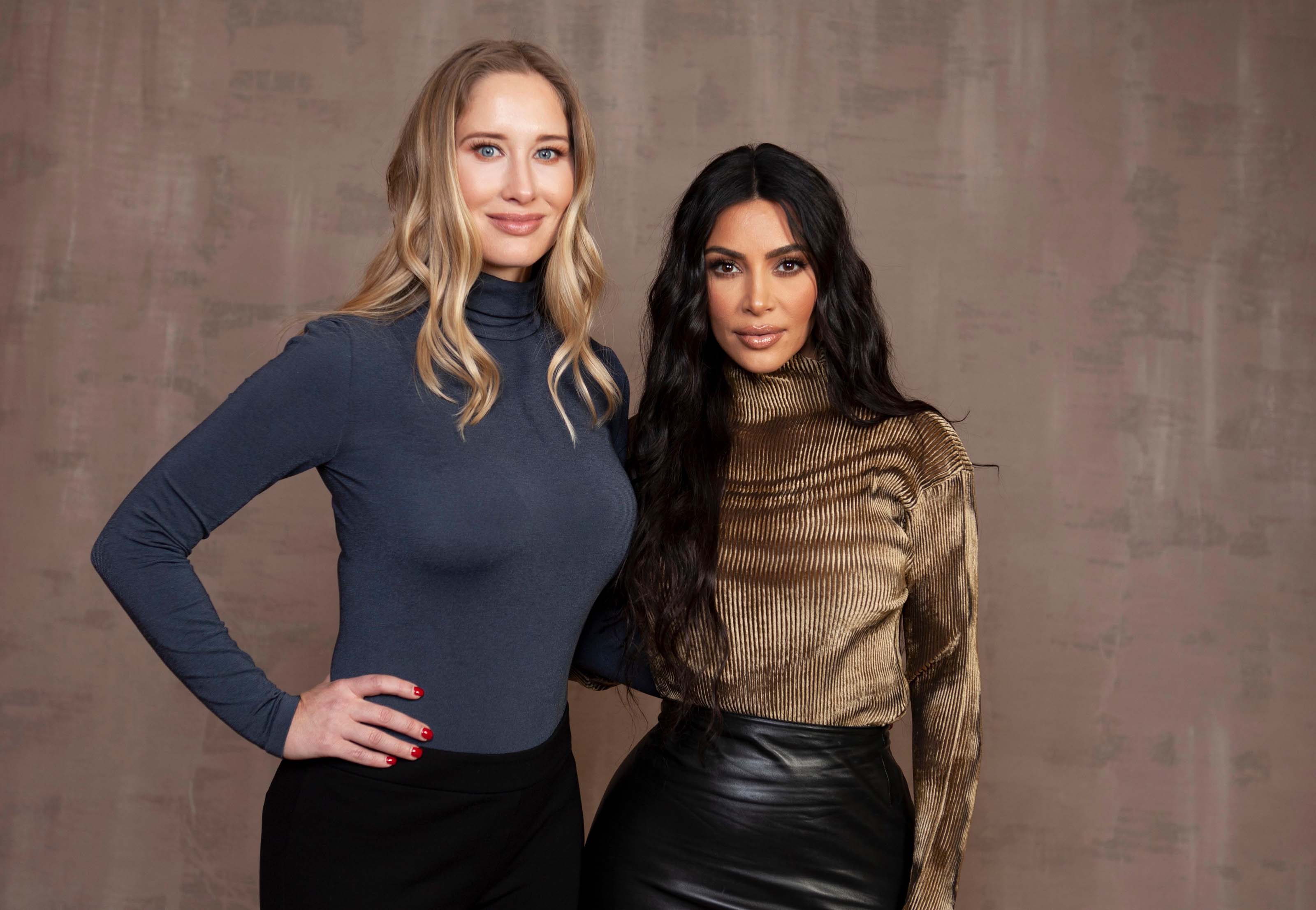 Kim Kardashian portrait at the 2020 Winter TCA