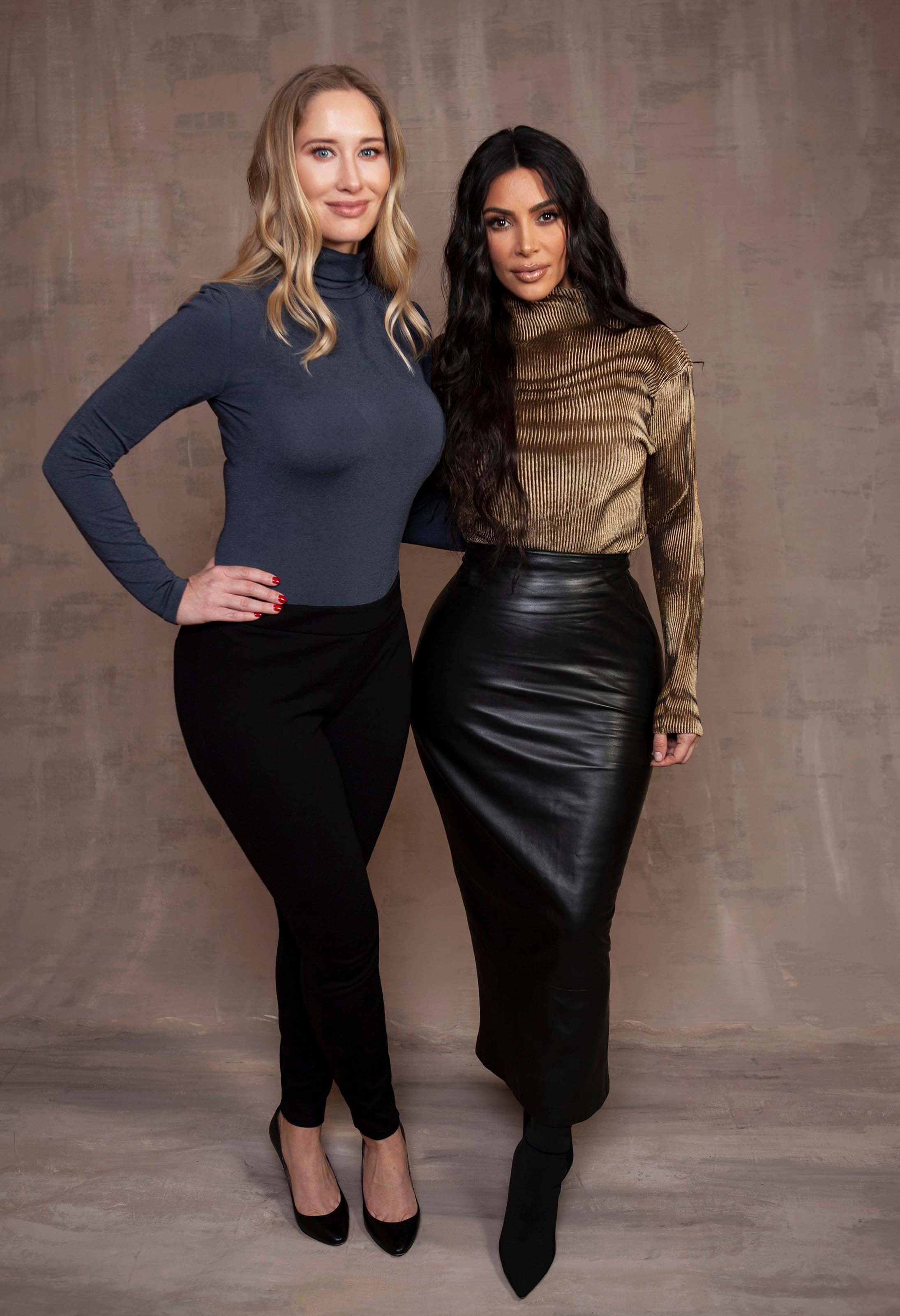 Kim Kardashian portrait at the 2020 Winter TCA