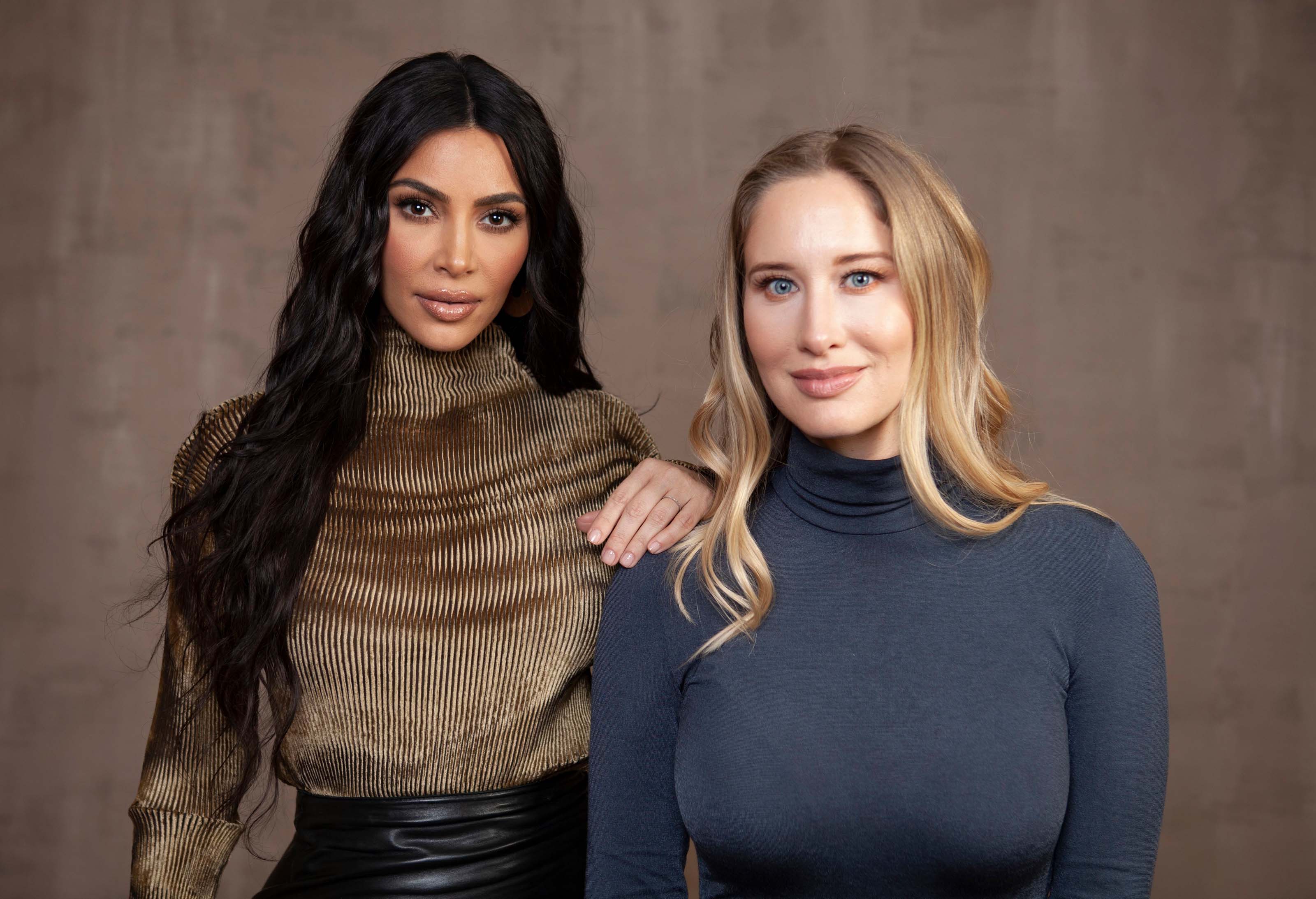 Kim Kardashian portrait at the 2020 Winter TCA