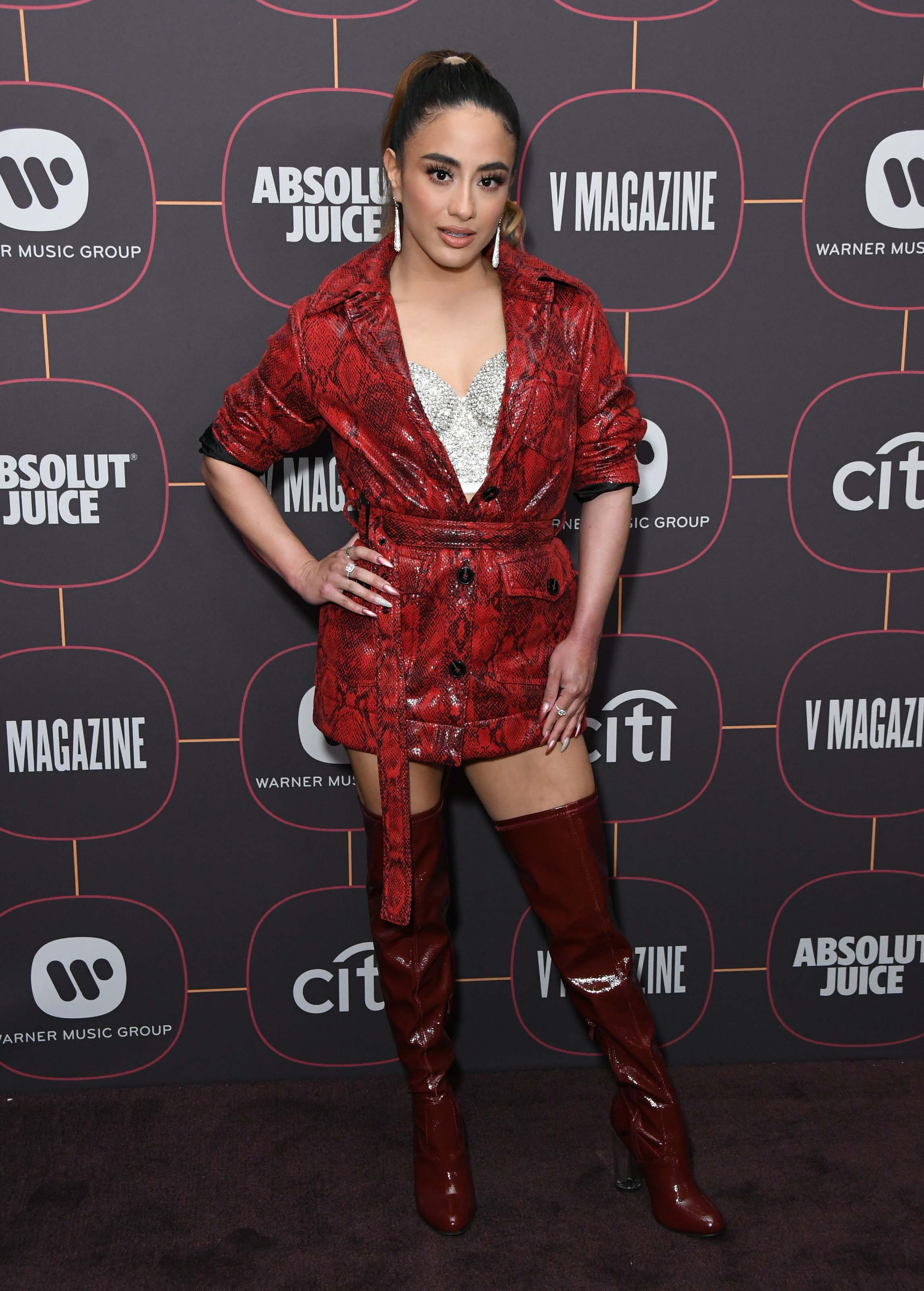 Ally Brooke attends Warner Music Group Pre-Grammy Party