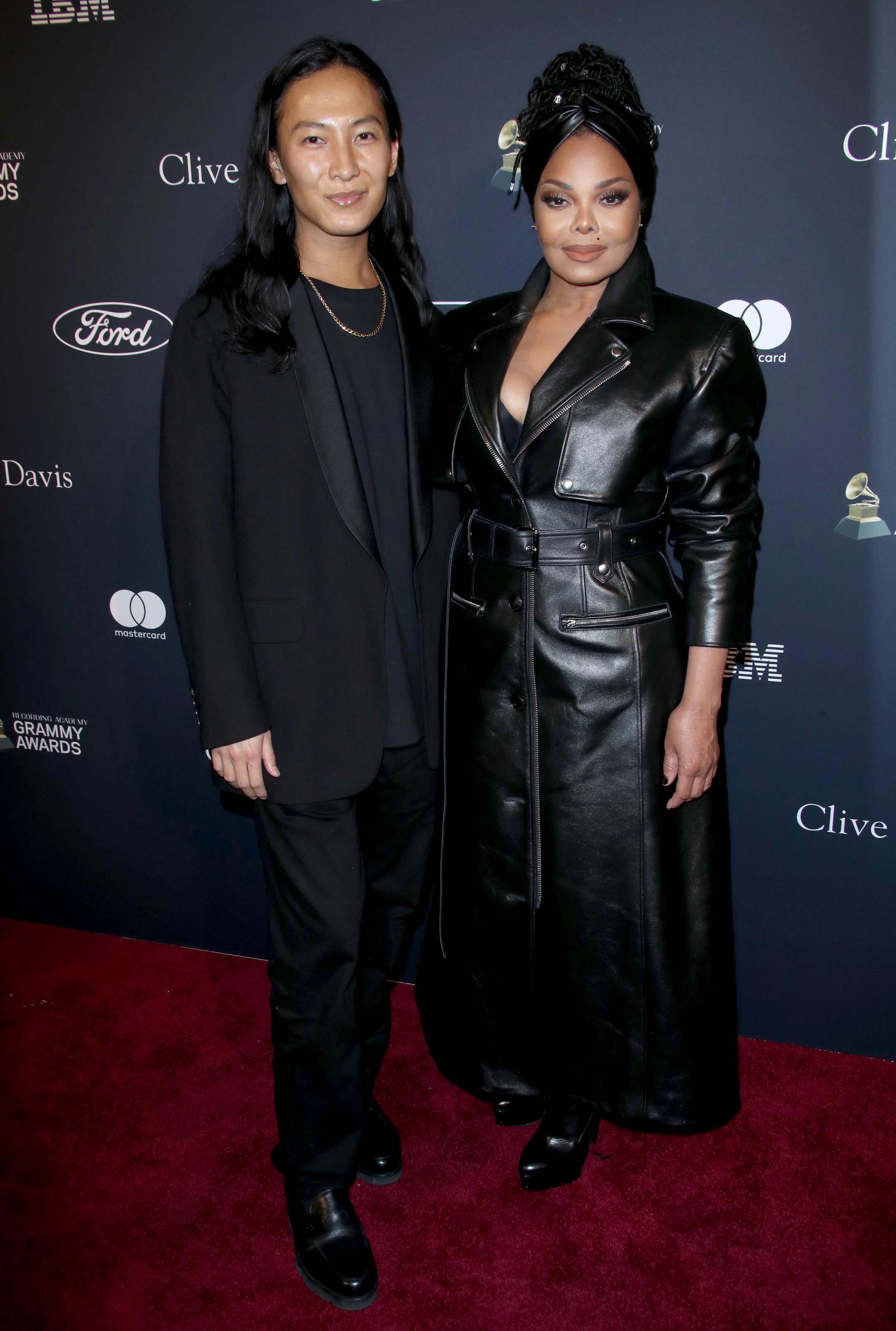 Janet Jackson attends Recording Academy and Clive Davis pre-Grammy gala