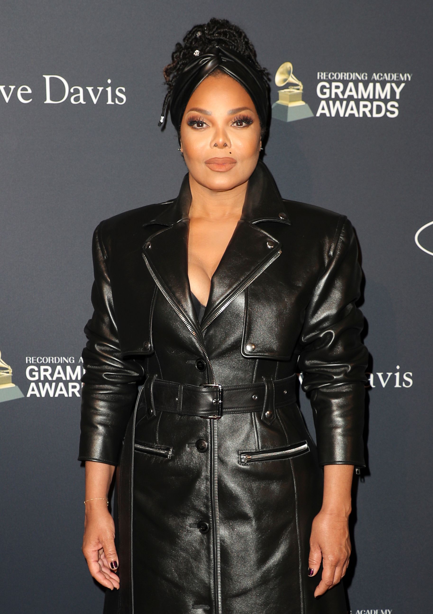 Janet Jackson attends Recording Academy and Clive Davis pre-Grammy gala