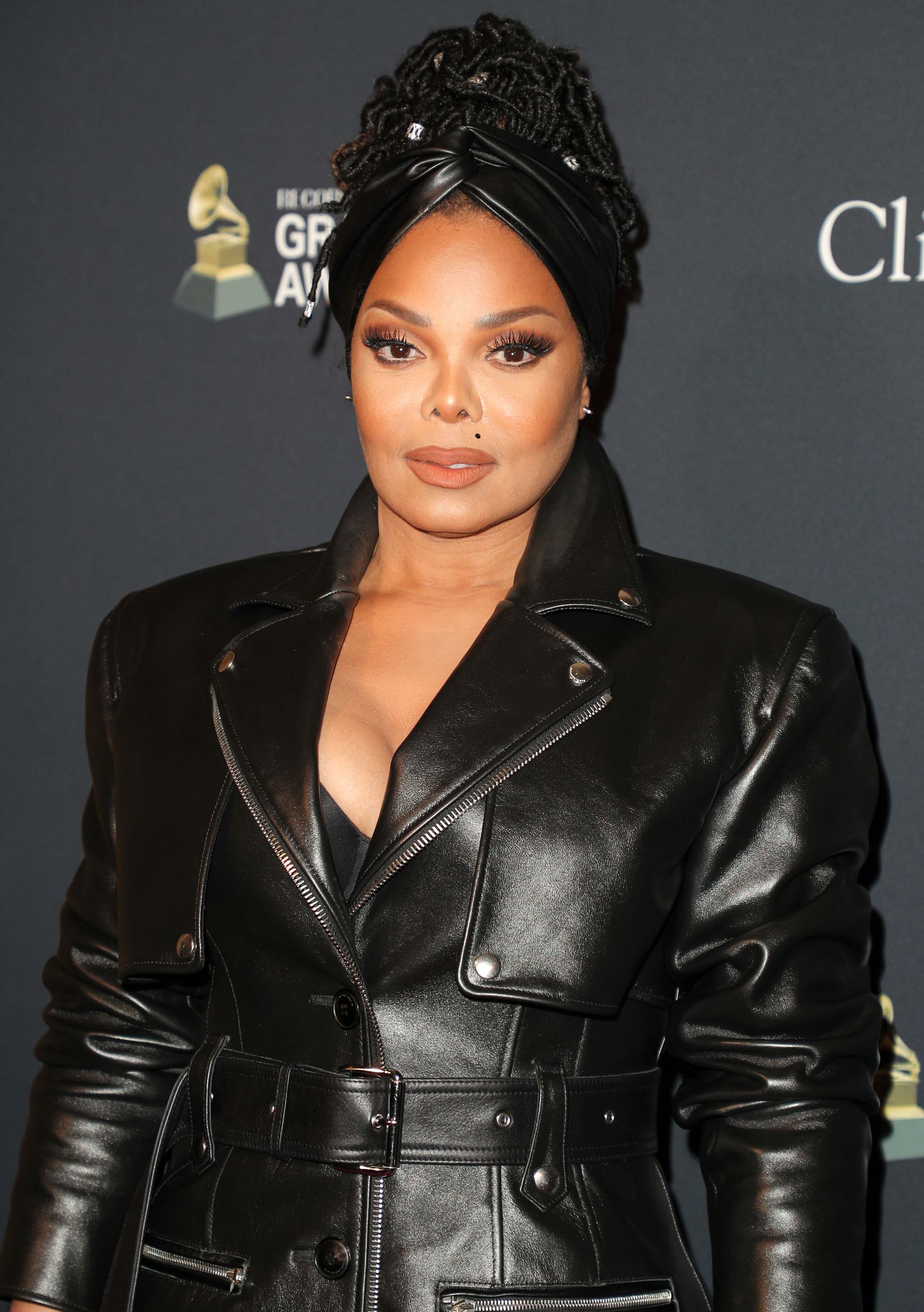 Janet Jackson attends Recording Academy and Clive Davis pre-Grammy gala